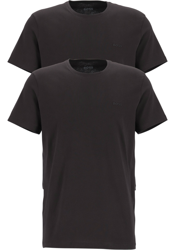 HUGO BOSS Comfort T-shirts relaxed fit (2-pack), heren T-shirts O-hals, zwart HUGO BOSS Comfort T-shirts relaxed fit (2-pack), heren T-shirts O-hals, zwart