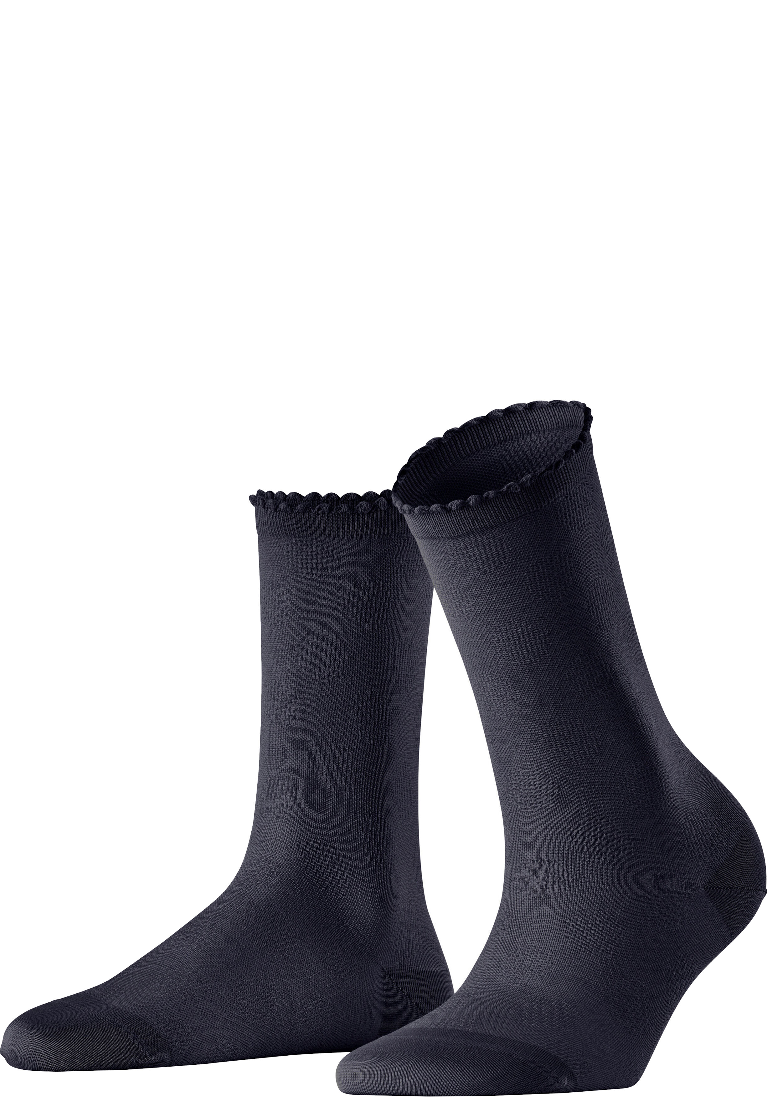 FALKE Bold Dot damessokken, donkerblauw (dark navy)