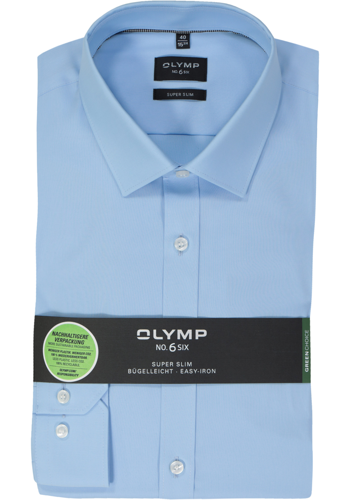 OLYMP No. Six super slim fit overhemd, lichtblauw OLYMP No. Six super slim fit overhemd, lichtblauw