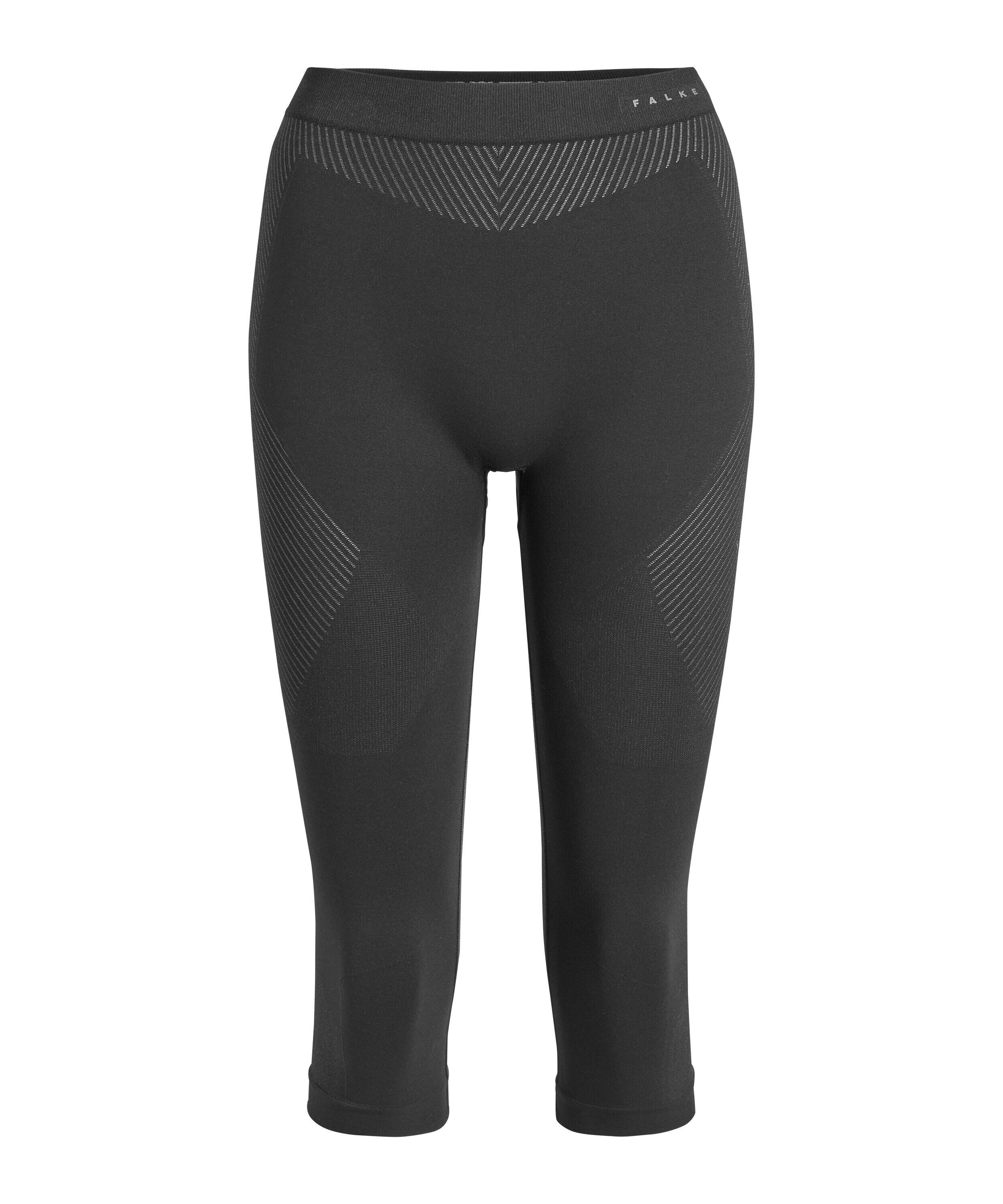 FALKE dames 3/4 tights Warm, thermobroek, zwart (black)