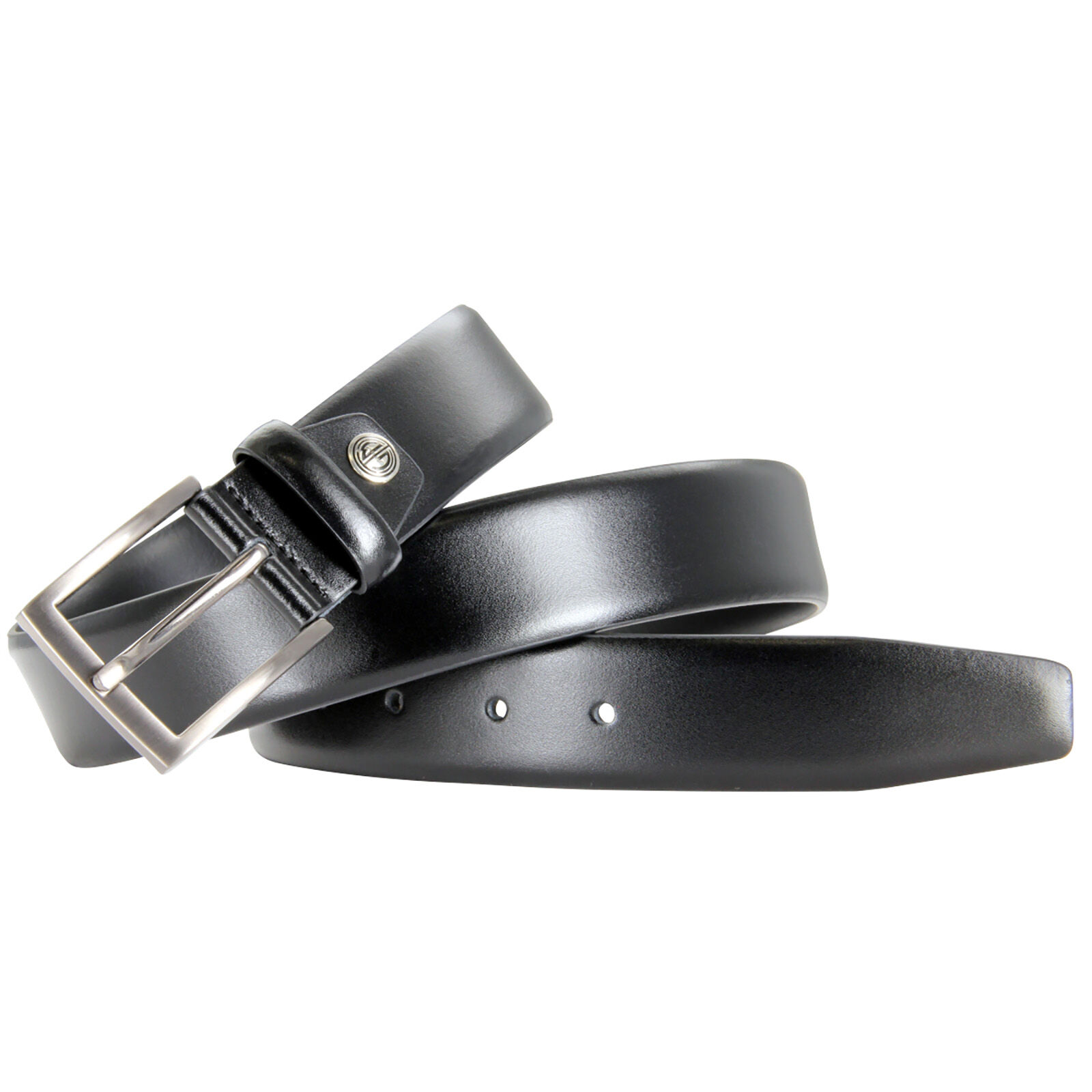 LINDENMANN leren heren riem, zwart