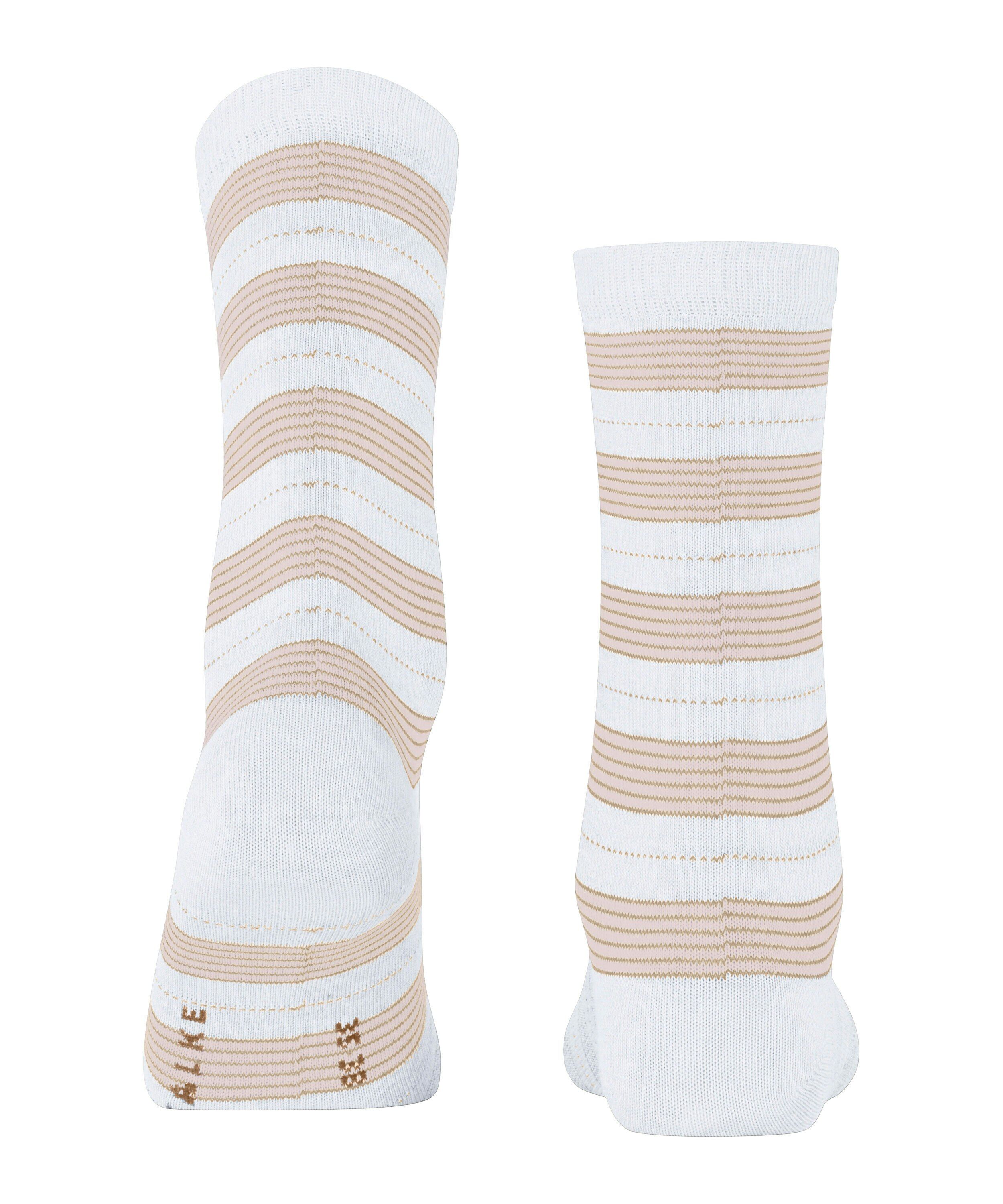 FALKE Stripe Uniform damessokken, wit (white)