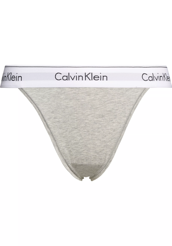 Calvin Klein dames high leg tanga (1-pack), tanga slip, grijs Calvin Klein dames high leg tanga (1-pack), tanga slip, grijs