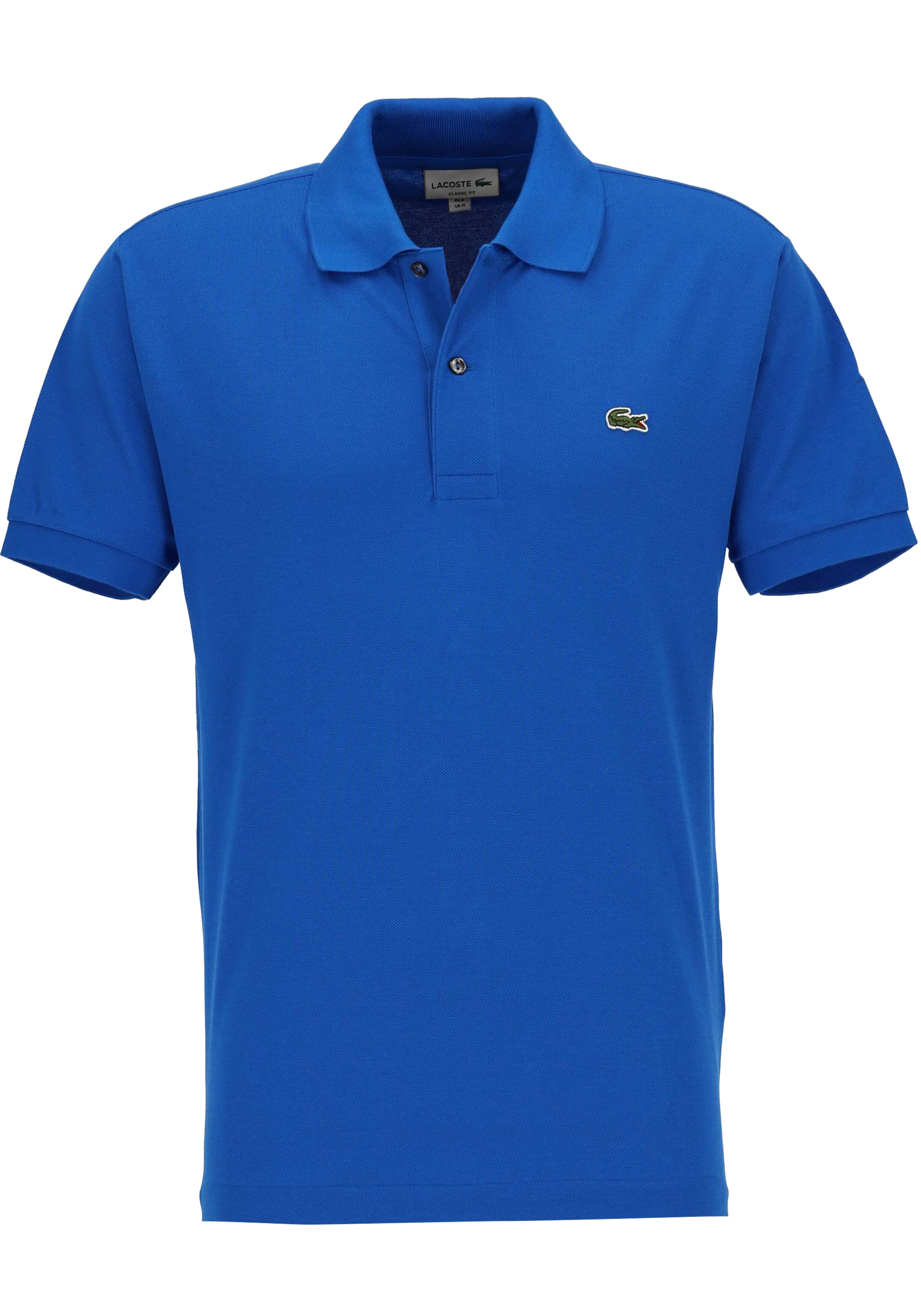 Lacoste Classic Fit polo, kobaltblauw