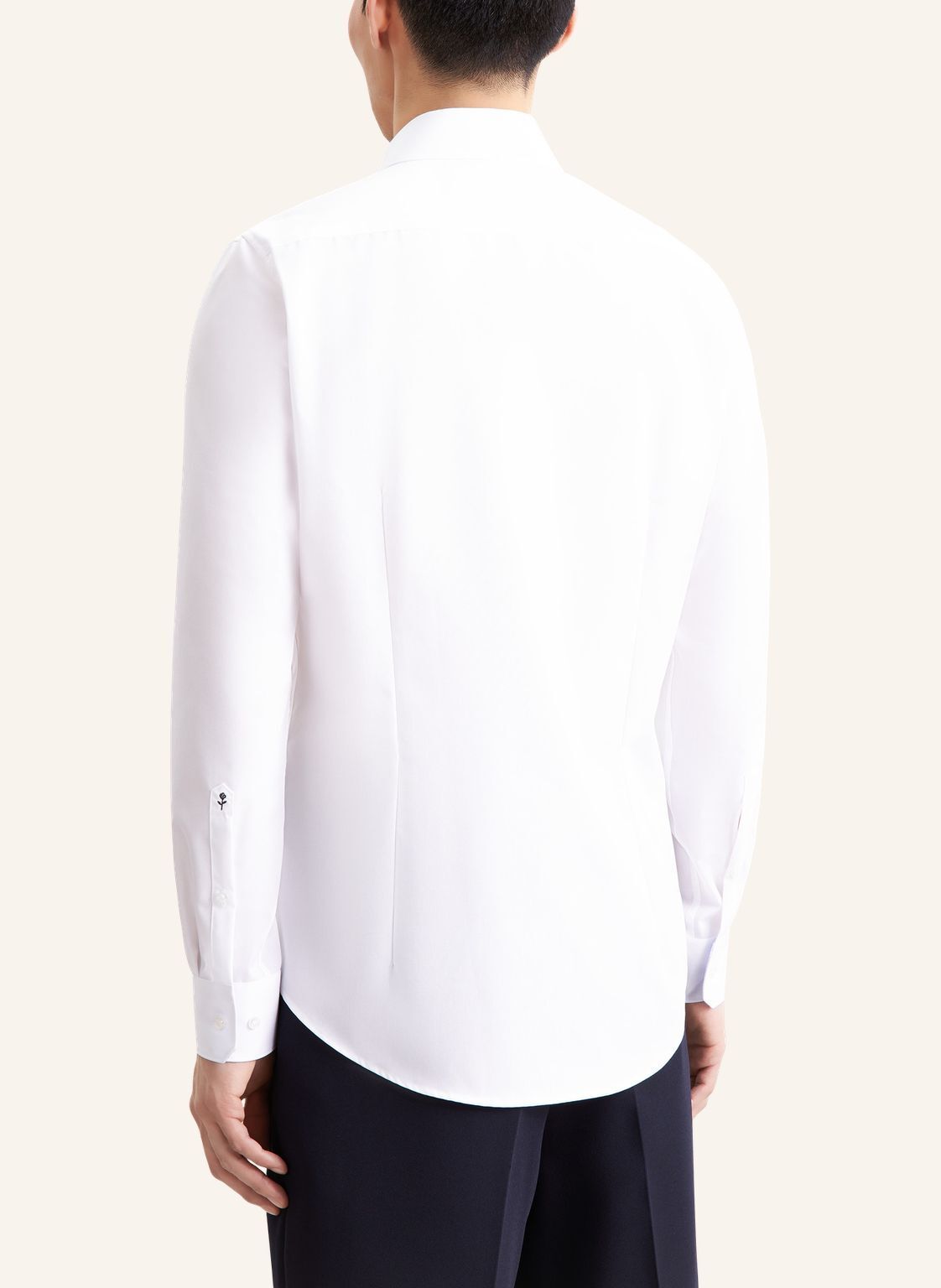 Seidensticker slim fit overhemd, popeline, wit