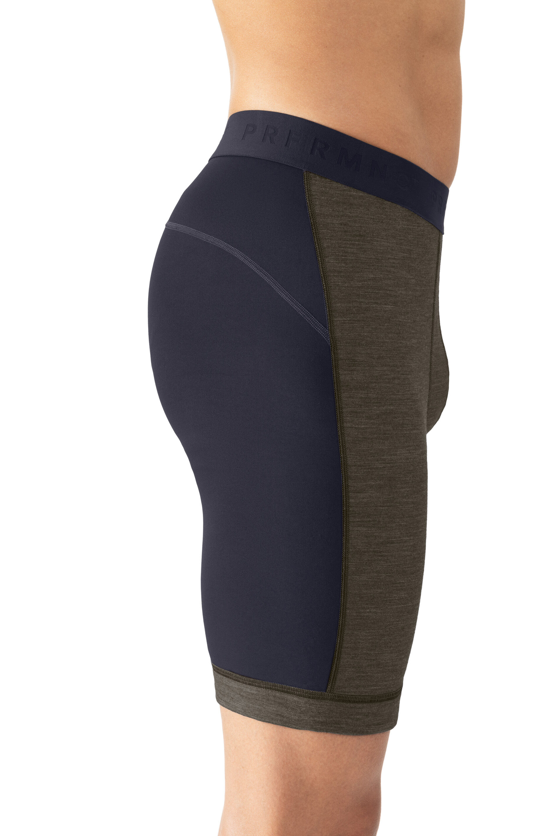 Mey heren cyclist Prfrmnc+, thermo longshort gedempt olijfgroen