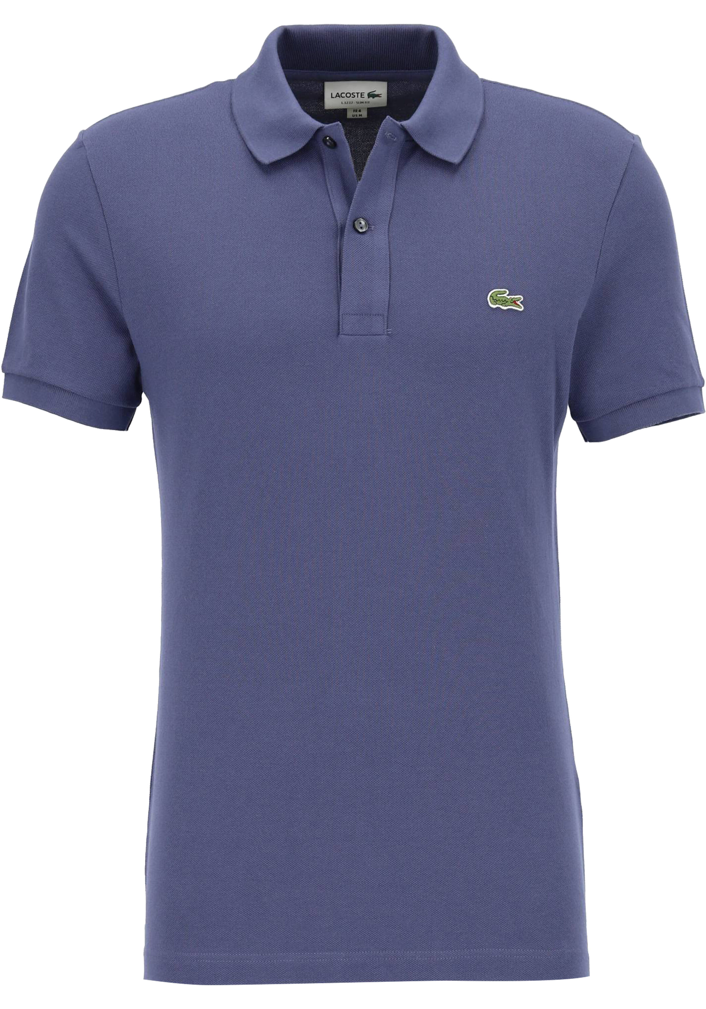 Lacoste Slim Fit polo, primula blauw