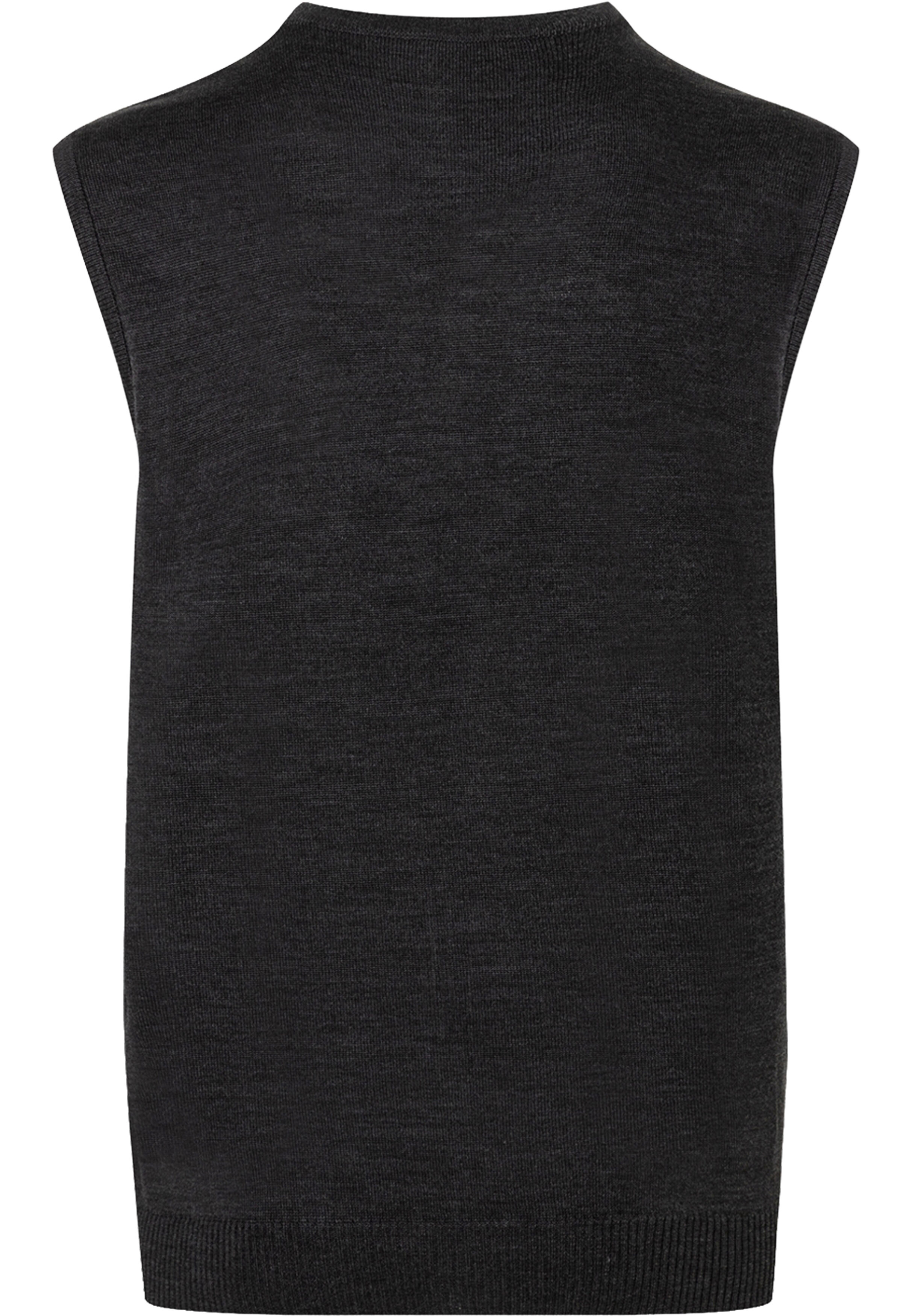 MAERZ Classic Fit heren spencer wol, antraciet grijs