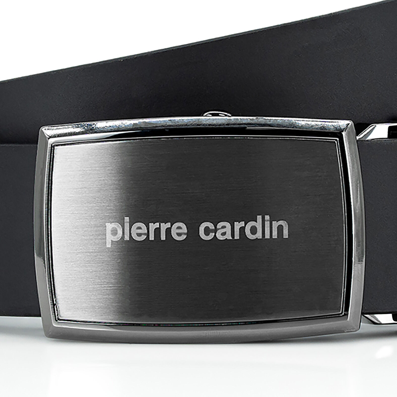 PIERRE CARDIN leren heren riem, zwart