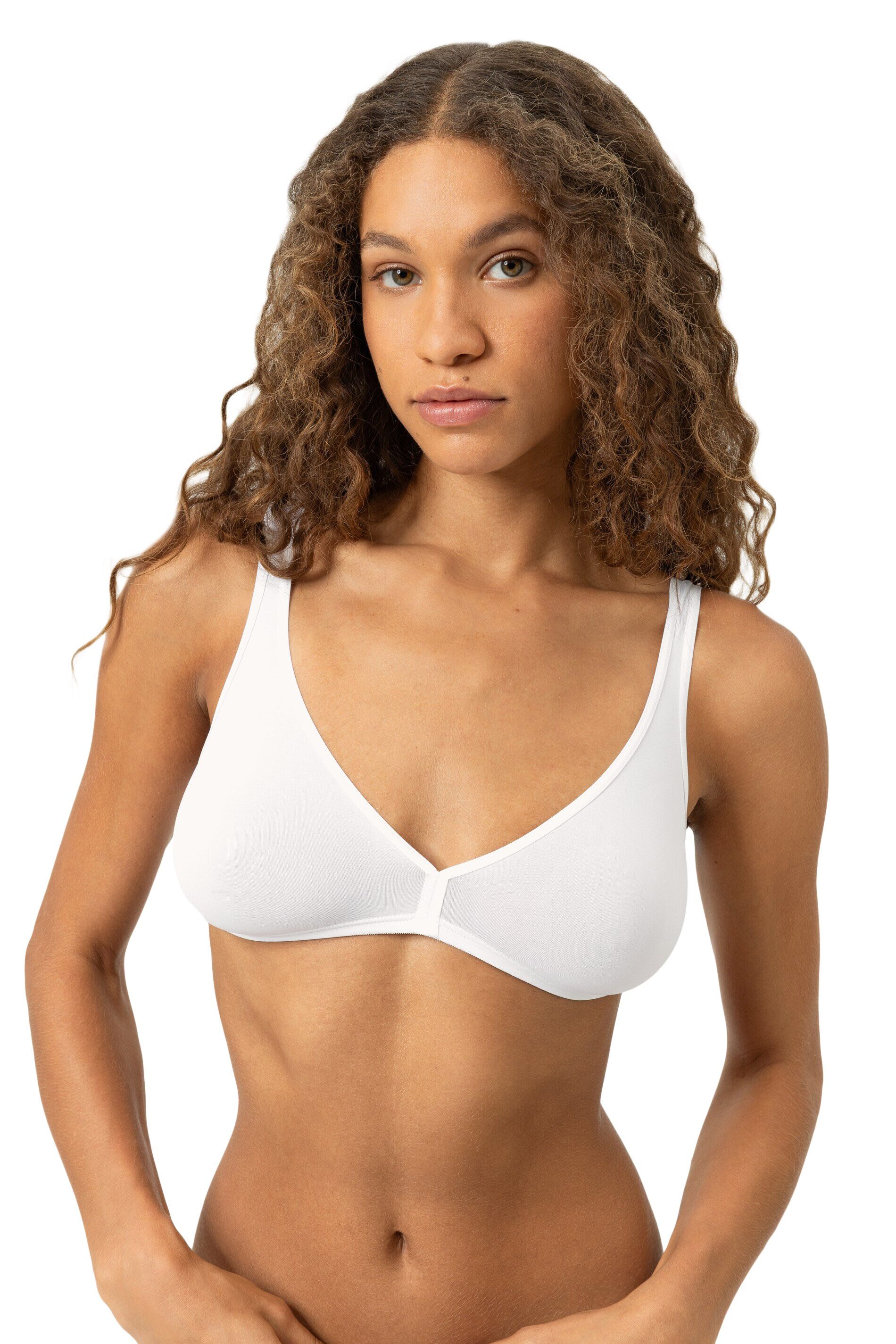 Mey dames bustier Soft Shape, voorgevormde beugelloze bralette, wit