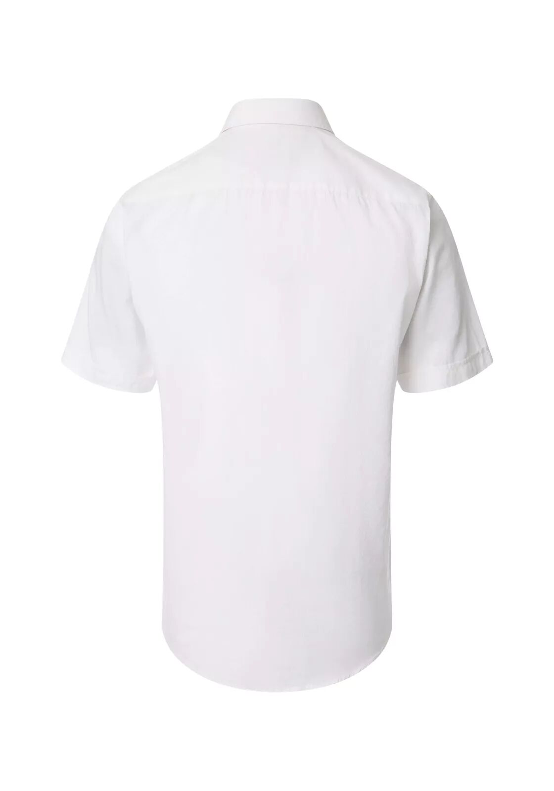 CASA MODA Sport casual fit overhemd, korte mouw, structuur, wit