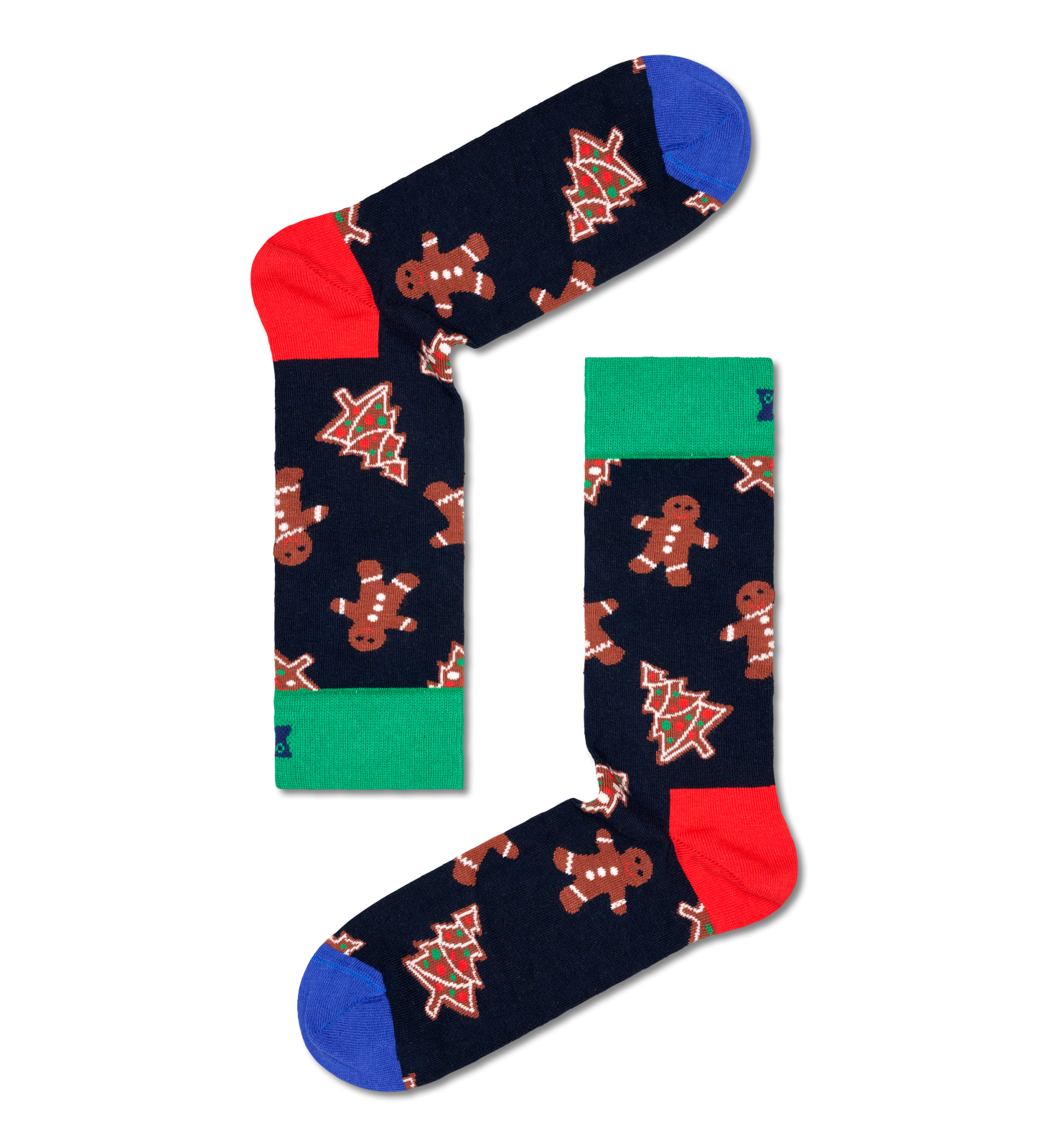 Happy Socks Gingerbread House Socks Gift Set (4-pack), unisex sokken in cadeauverpakking
