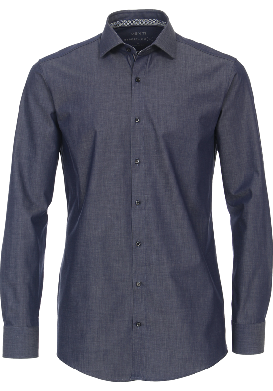 VENTI modern fit overhemd, twill, blauw VENTI modern fit overhemd, twill, blauw