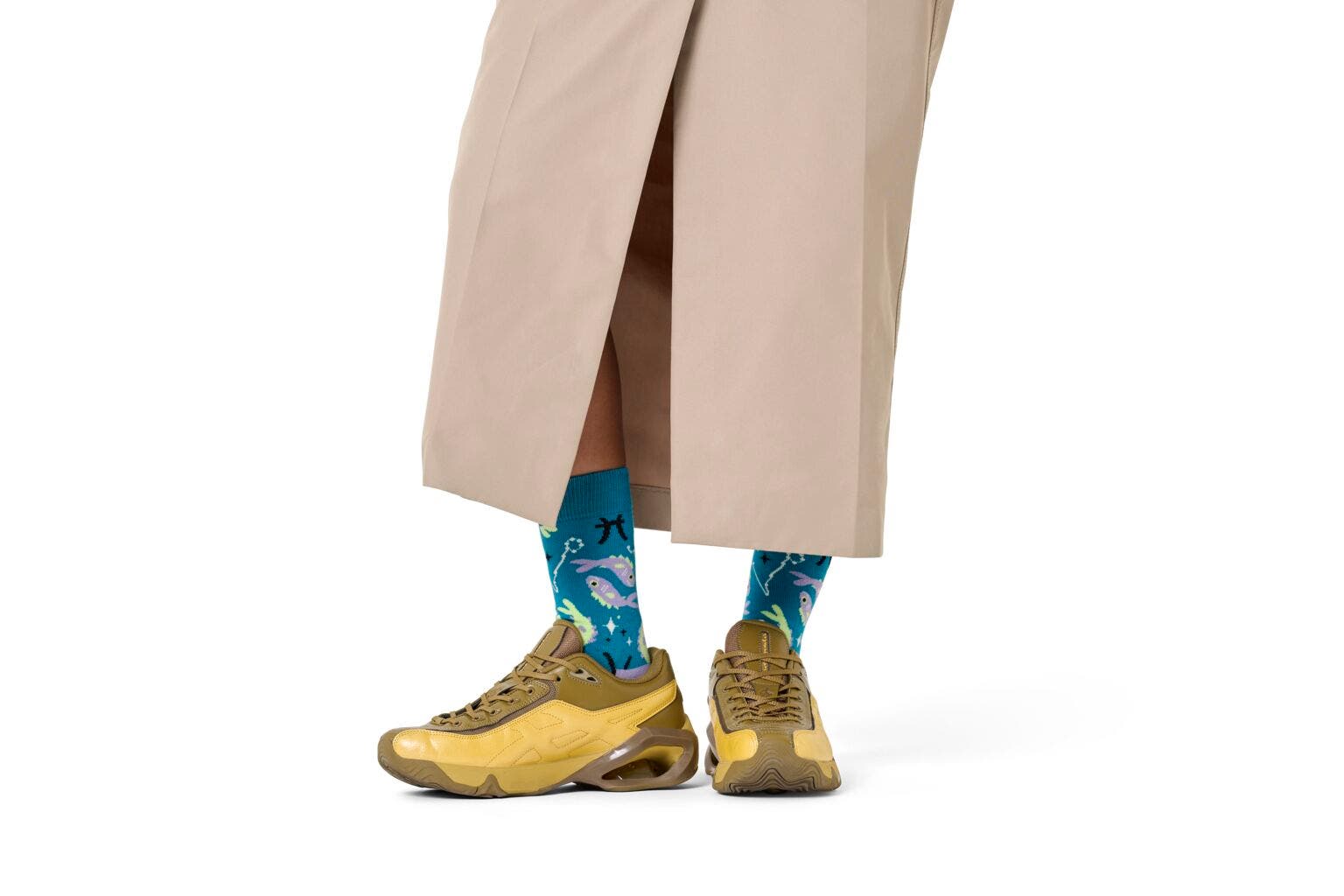 Happy Socks Pisces Sock, unisex sokken, navy