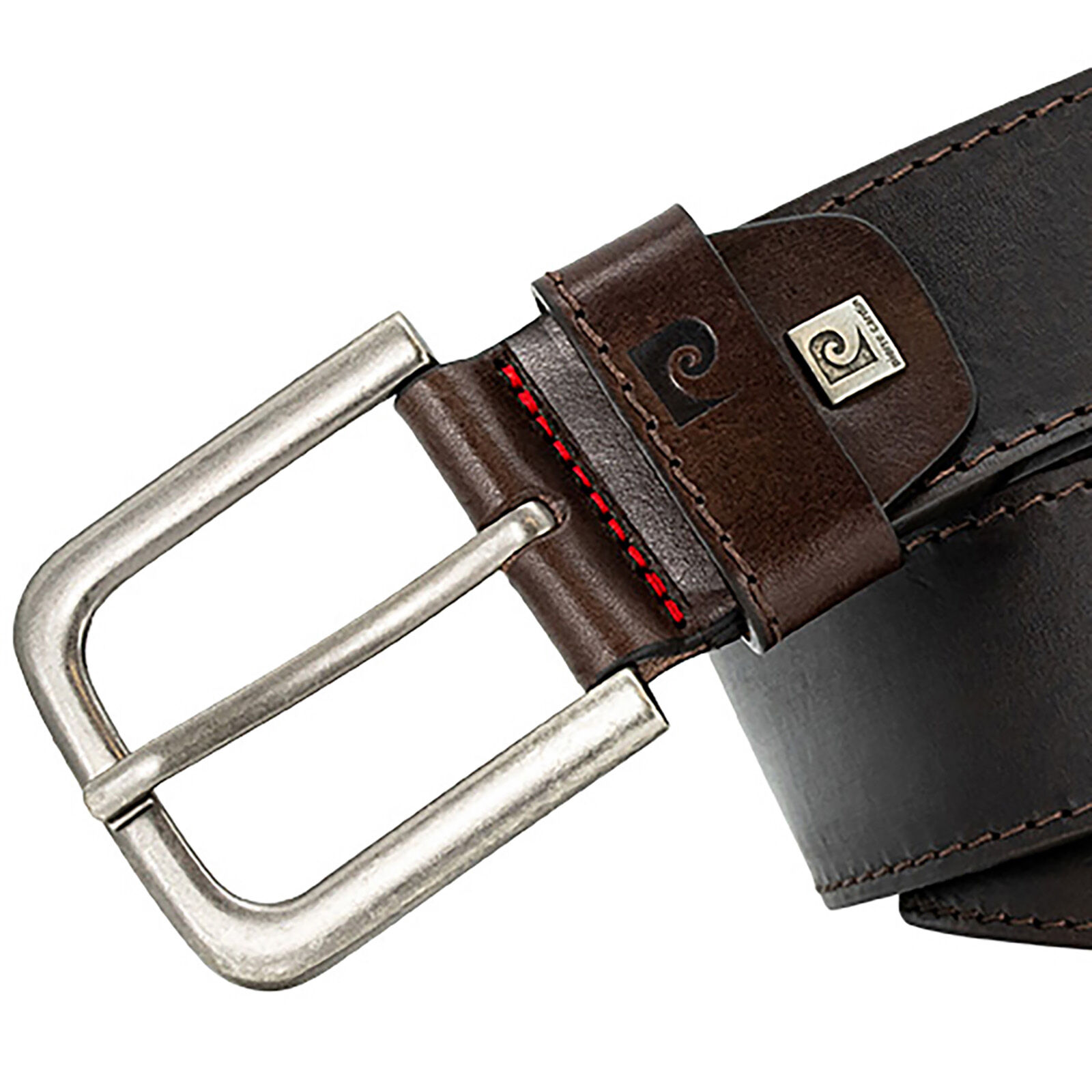 PIERRE CARDIN leren heren riem, bruin