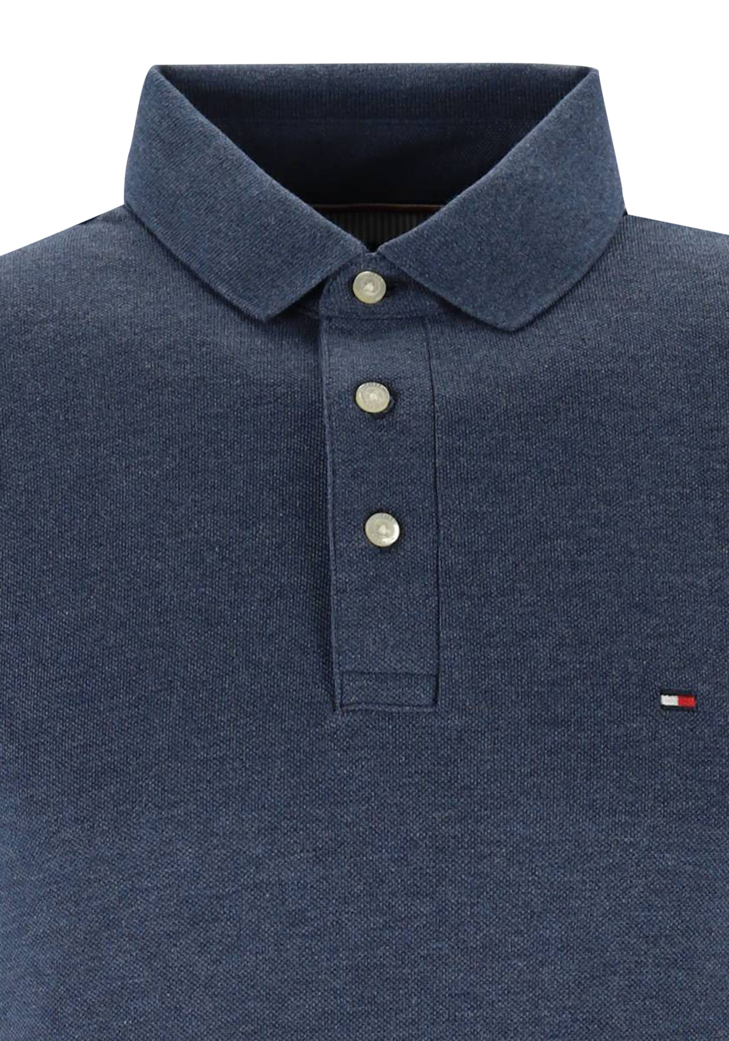 Tommy Hilfiger 1985 Slim Polo, heren poloshirt, blauw