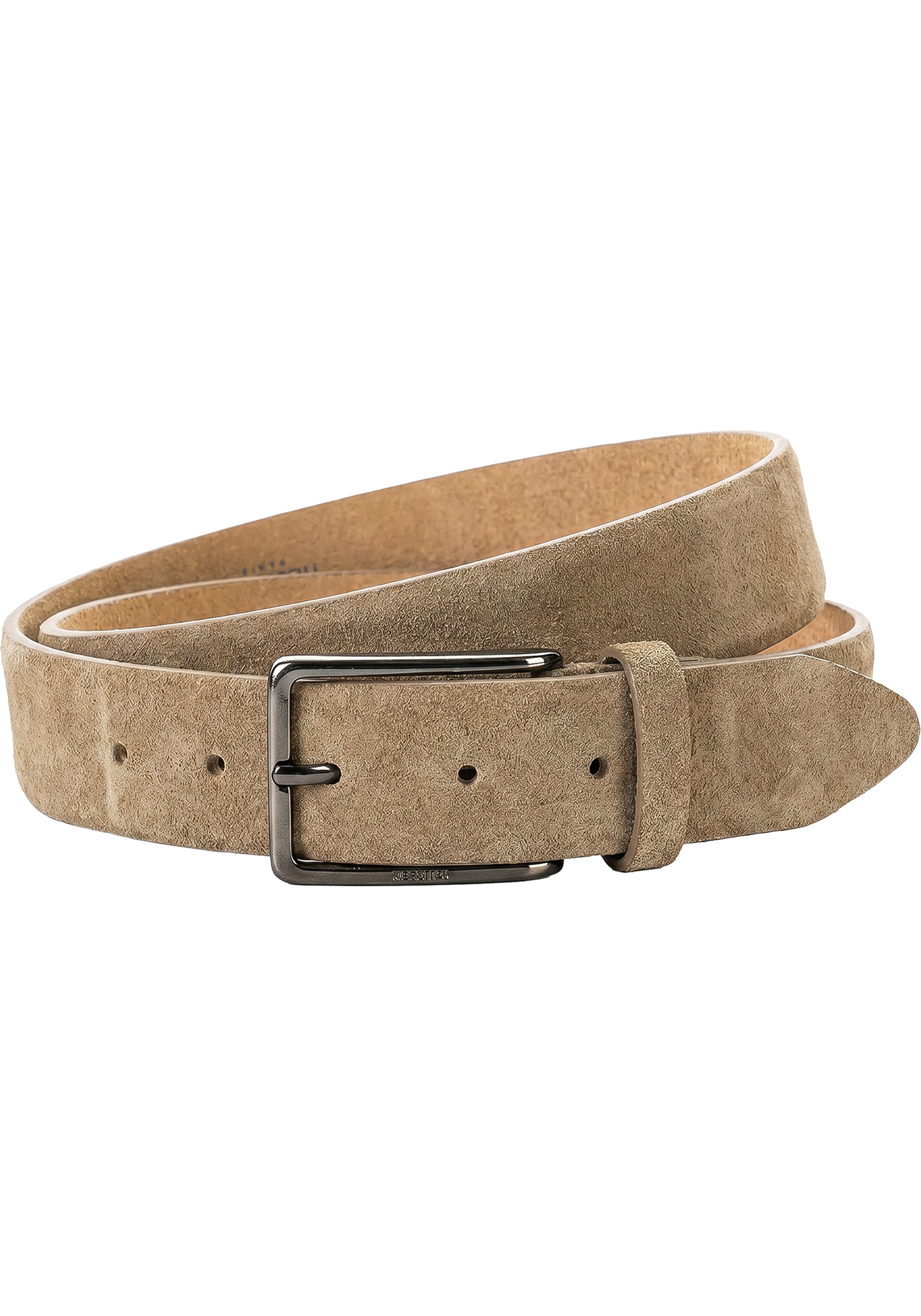 HECHTER leren heren riem, bruin