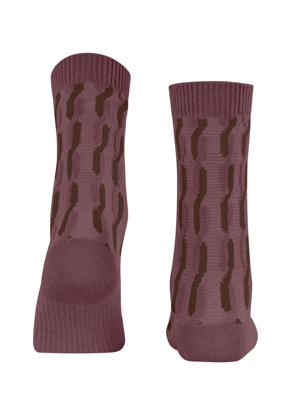 FALKE Tress Lock damessokken, rodekool rood (roan rouge) FALKE Tress Lock damessokken, rodekool rood (roan rouge)
