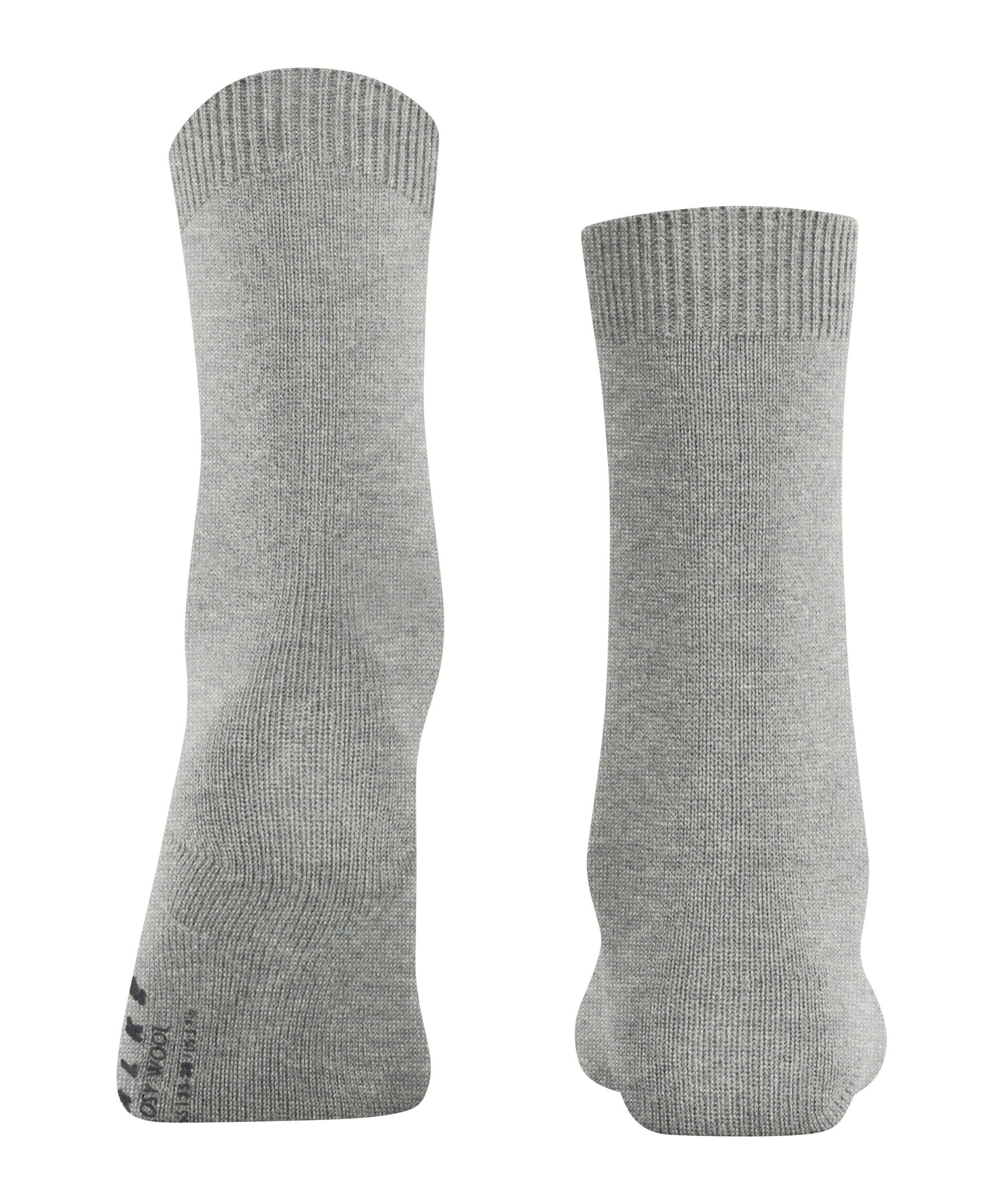 FALKE Cosy Wool damessokken, grijs (lt. heather)