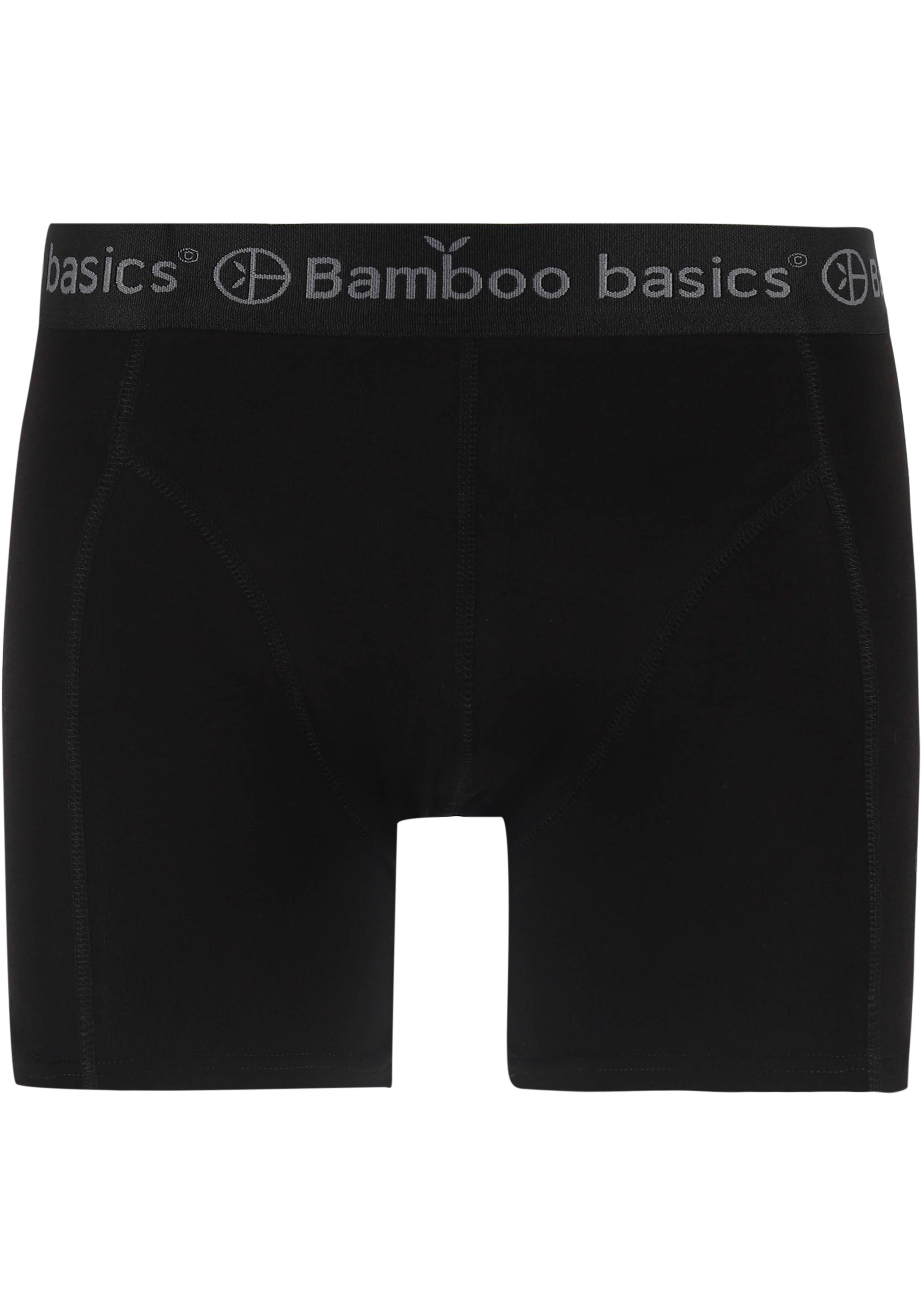 Bamboo Basics Rico boxershorts (3-pack), heren boxershort, zwart, legergroen, donkerblauw
