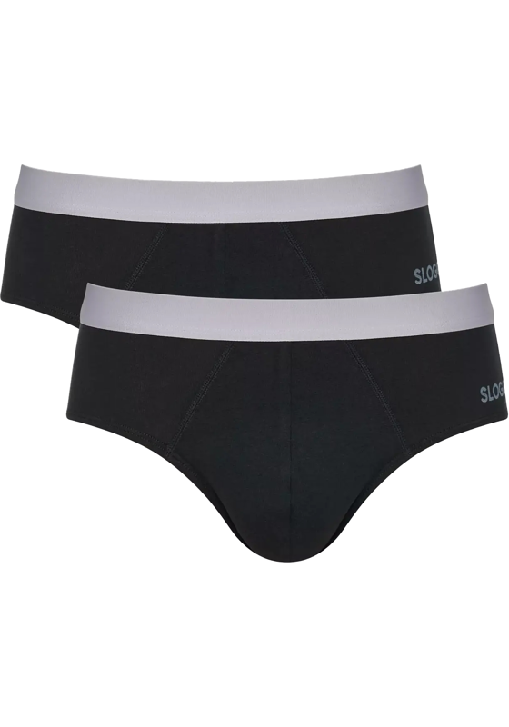 Sloggi Men GO ABC 2.0 Brief, heren slip (2-pack), zwart Sloggi Men GO ABC 2.0 Brief, heren slip (2-pack), zwart