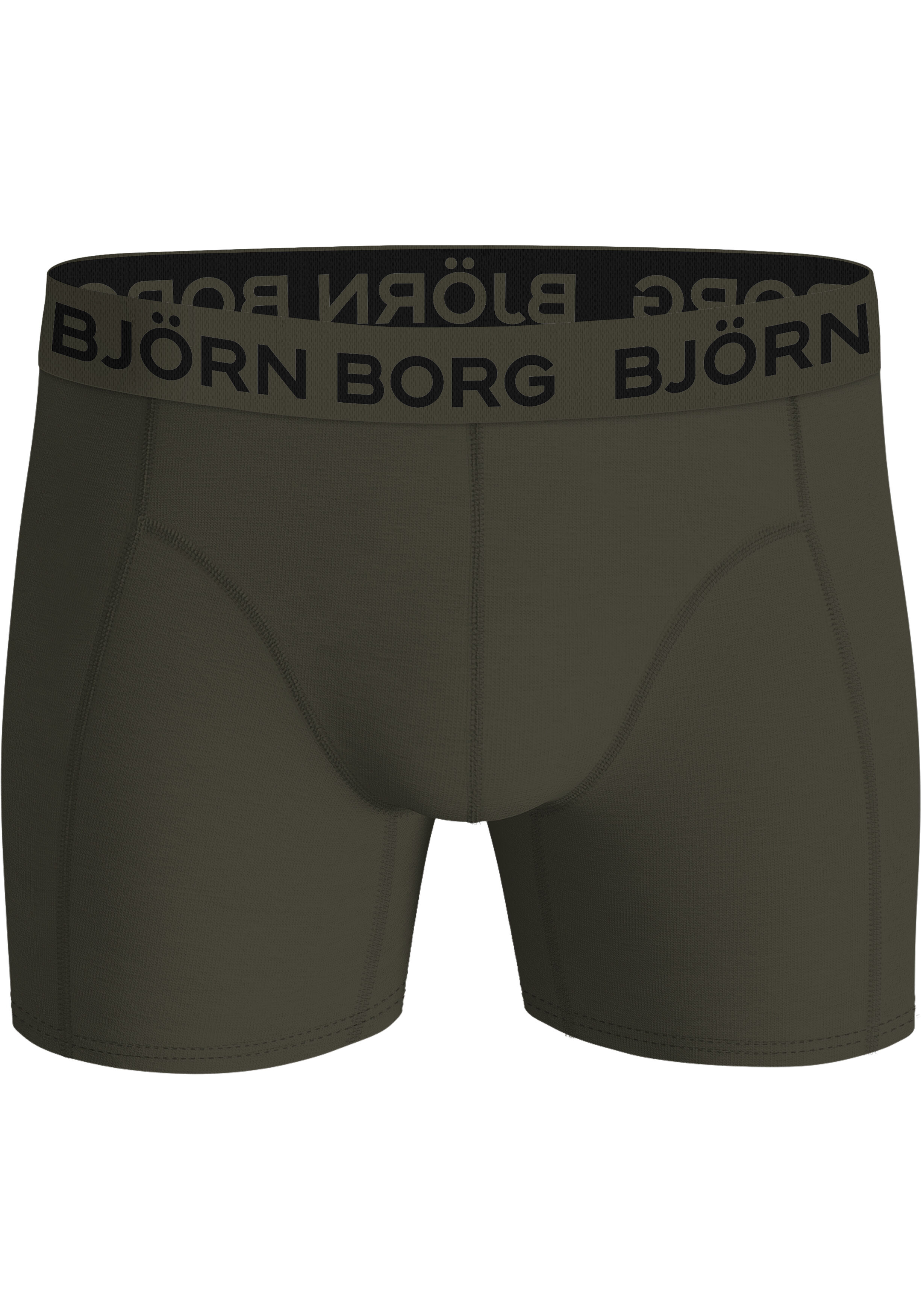 Bjorn Borg Cotton Stretch boxers, heren boxers normale lengte (7-pack), zwart, blauw, groen, koraal en luipaard print