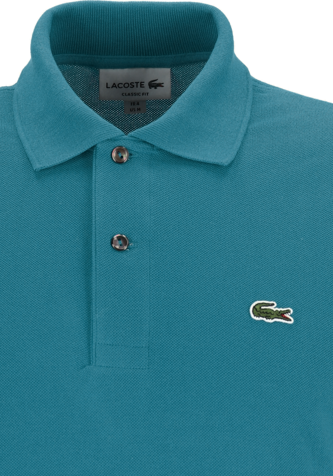 04-3617071710959-lacoste-polo_HR Lacoste Classic Fit polo, petrol groenblauw