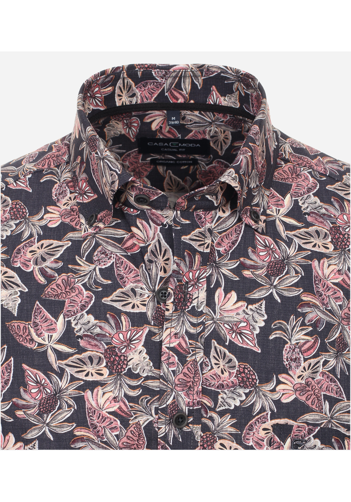 image_4_523335c6f15d461a0b6f10c01b80fe8bjpgautoformatbgF3F3F3blend-alpha100blend-colorF3F3F3blend-modedarkenfitclampp CASA MODA Sport casual fit overhemd, popeline, rood dessin
