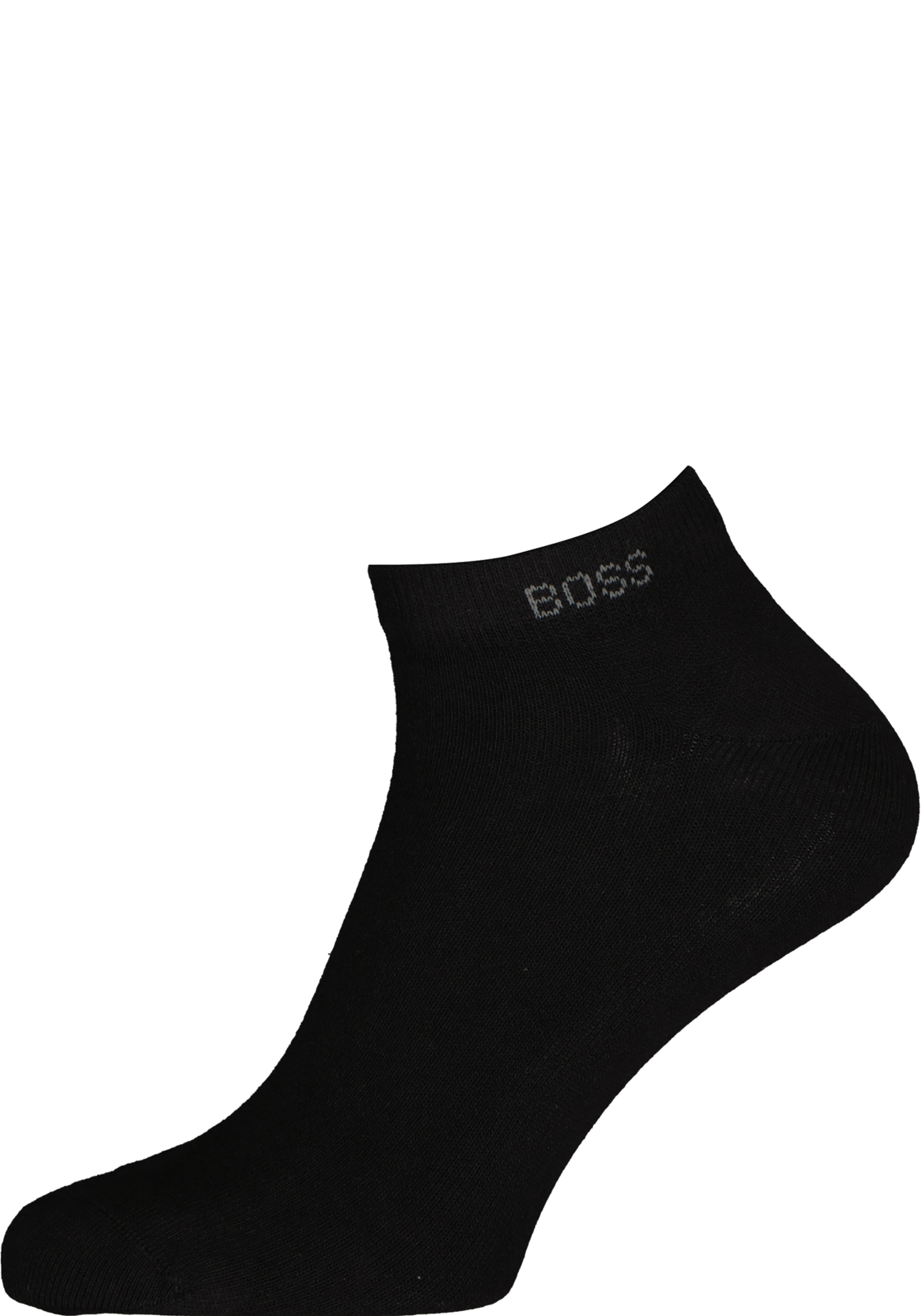 3-4043861437970_hugo_boss_sok_2p_HR BOSS enkelsokken (2-pack), heren sneaker sokken katoen, zwart