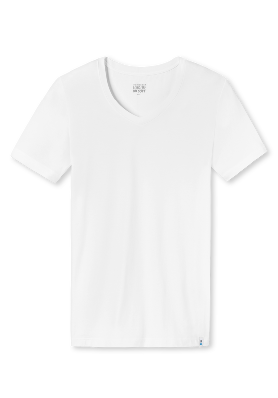 SCHIESSER Long Life Soft T-shirt (1-pack), heren shirt korte mouwen wit SCHIESSER Long Life Soft T-shirt (1-pack), heren shirt korte mouwen wit