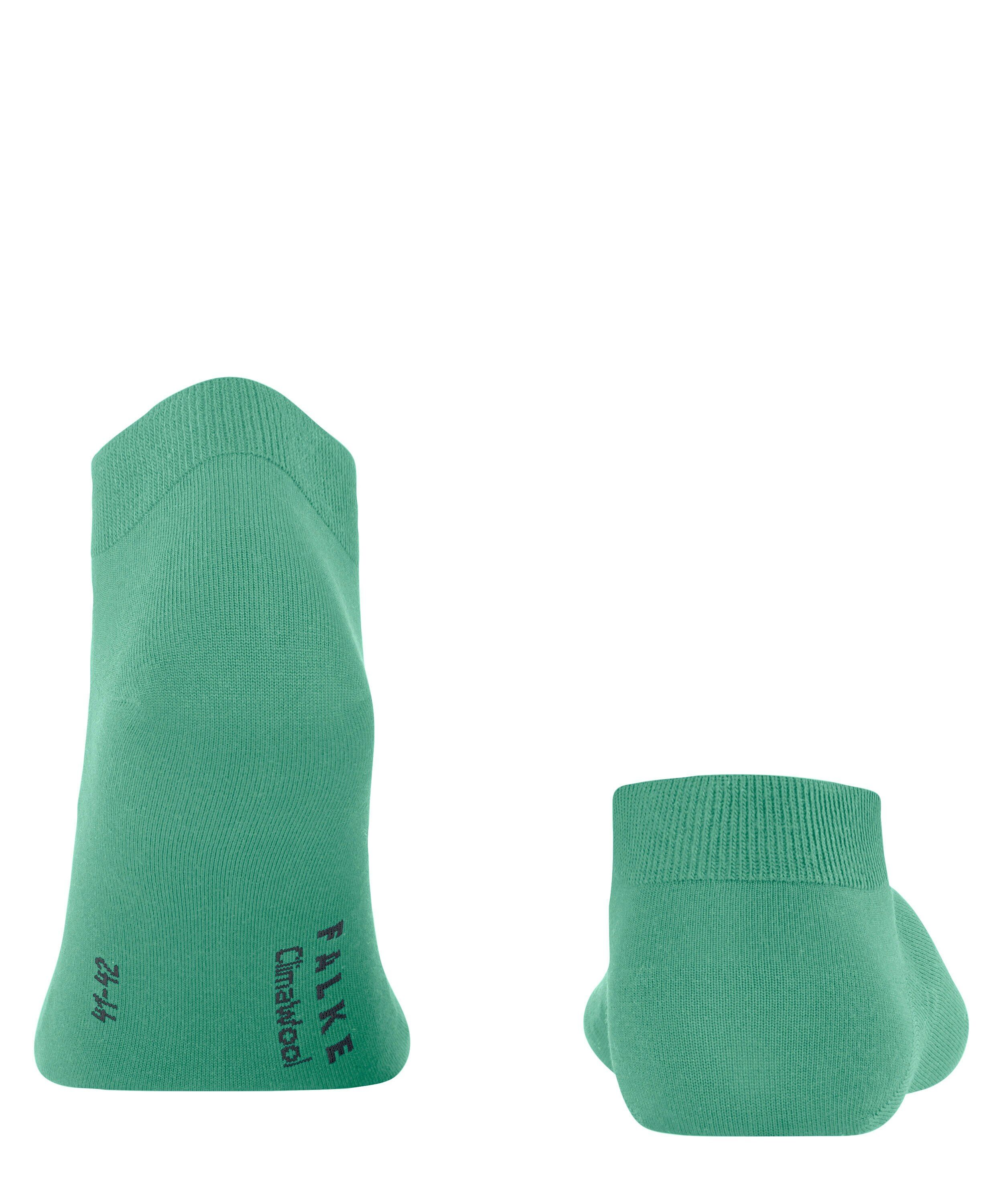 FALKE ClimaWool heren sneakersokken, groen (oceangreen)