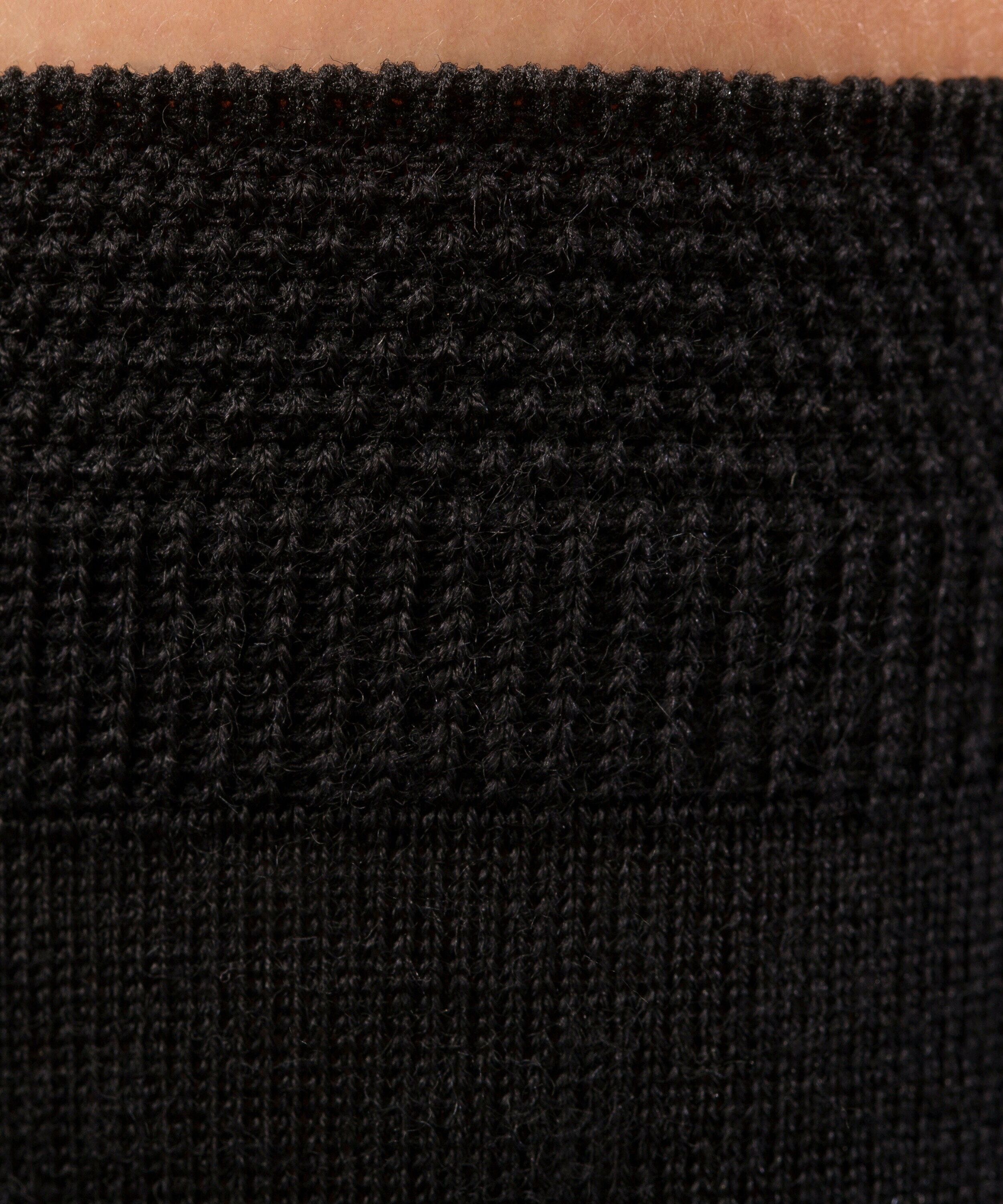FALKE No. 3 Finest Merino & Silk damessokken, zwart (black)
