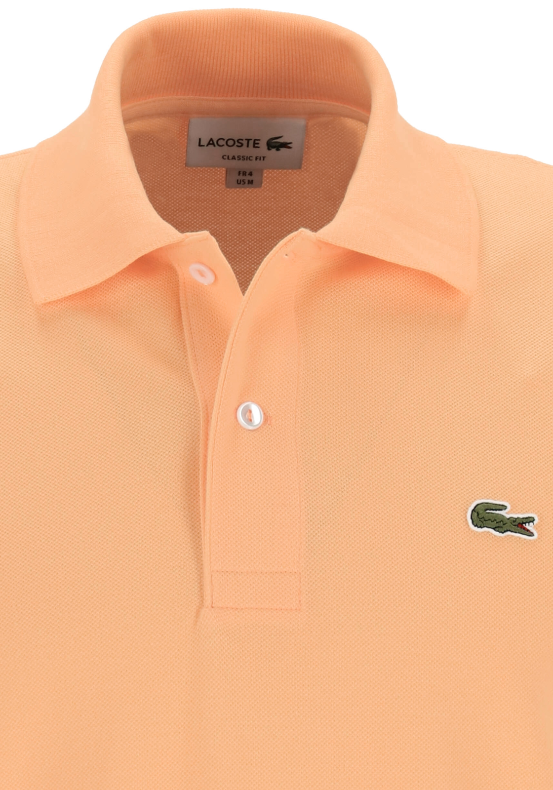 5-L1212-IXY_HR Lacoste Classic Fit polo, licht zalmkleurig