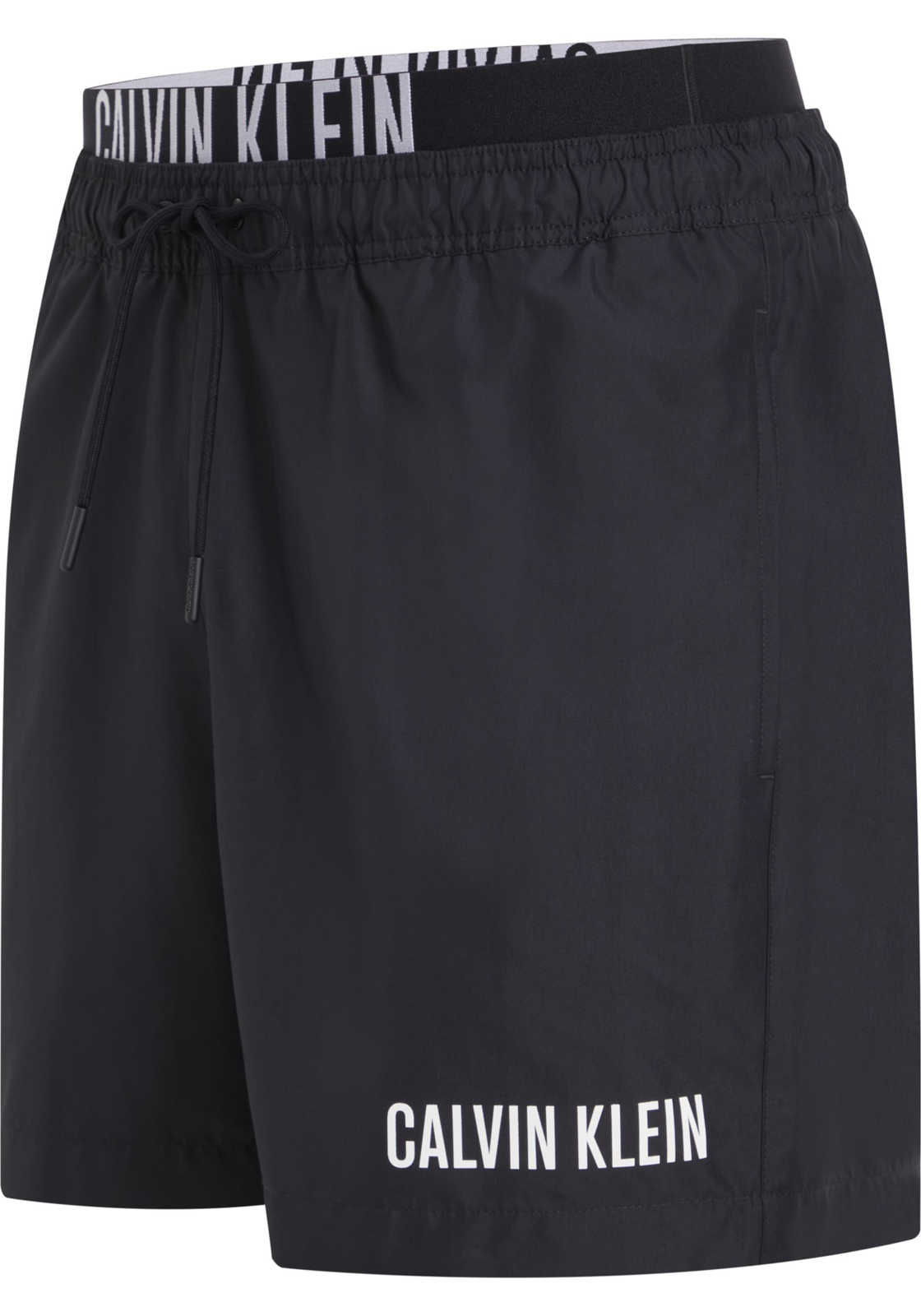 1-8720109717501-calvin_klein-zwembroeken-V24_HR Calvin Klein Medium Drawstring double waistband swimshort, heren zwembroek, zwart