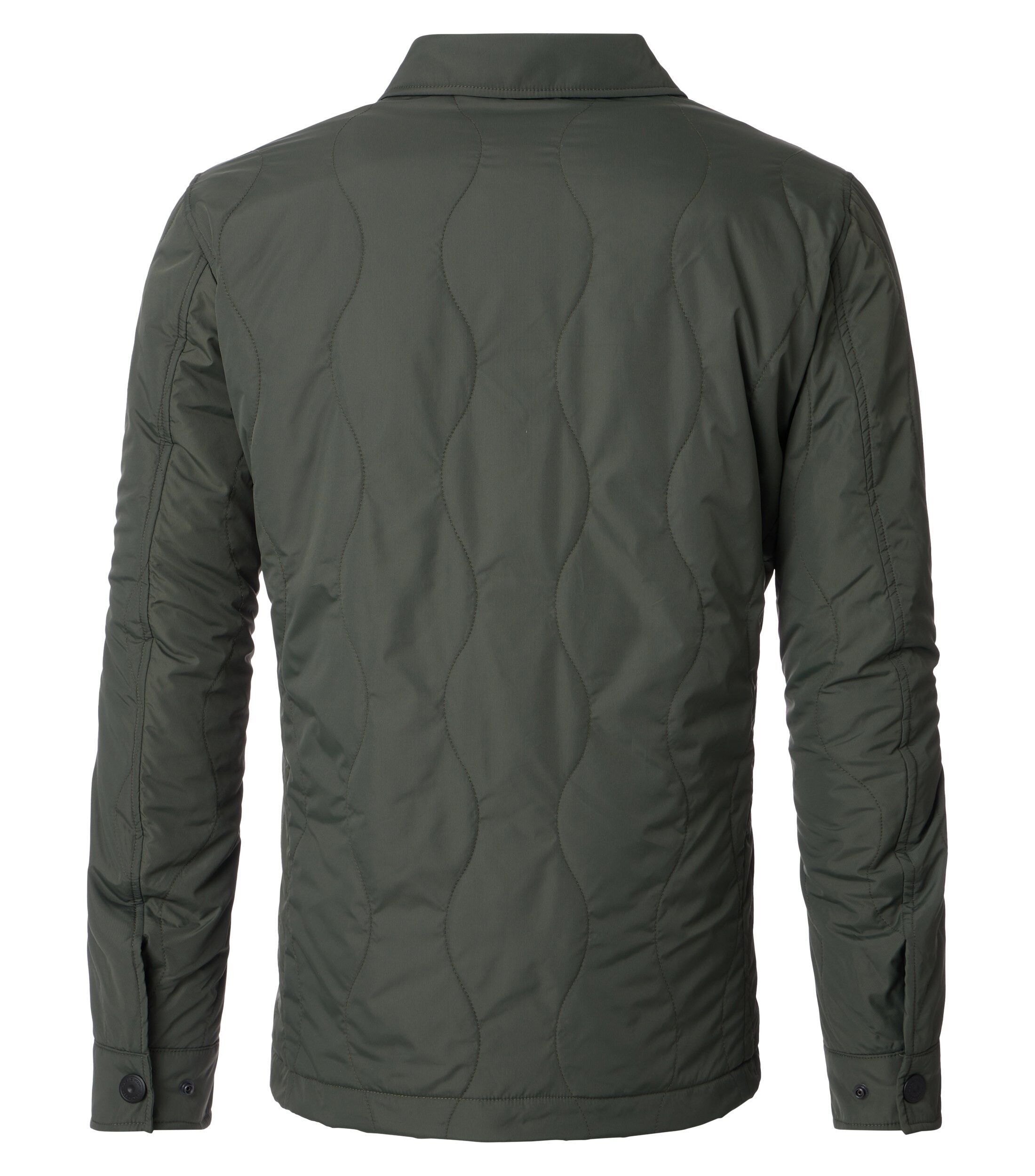 CASA MODA comfort fit overshirt, groen, wit