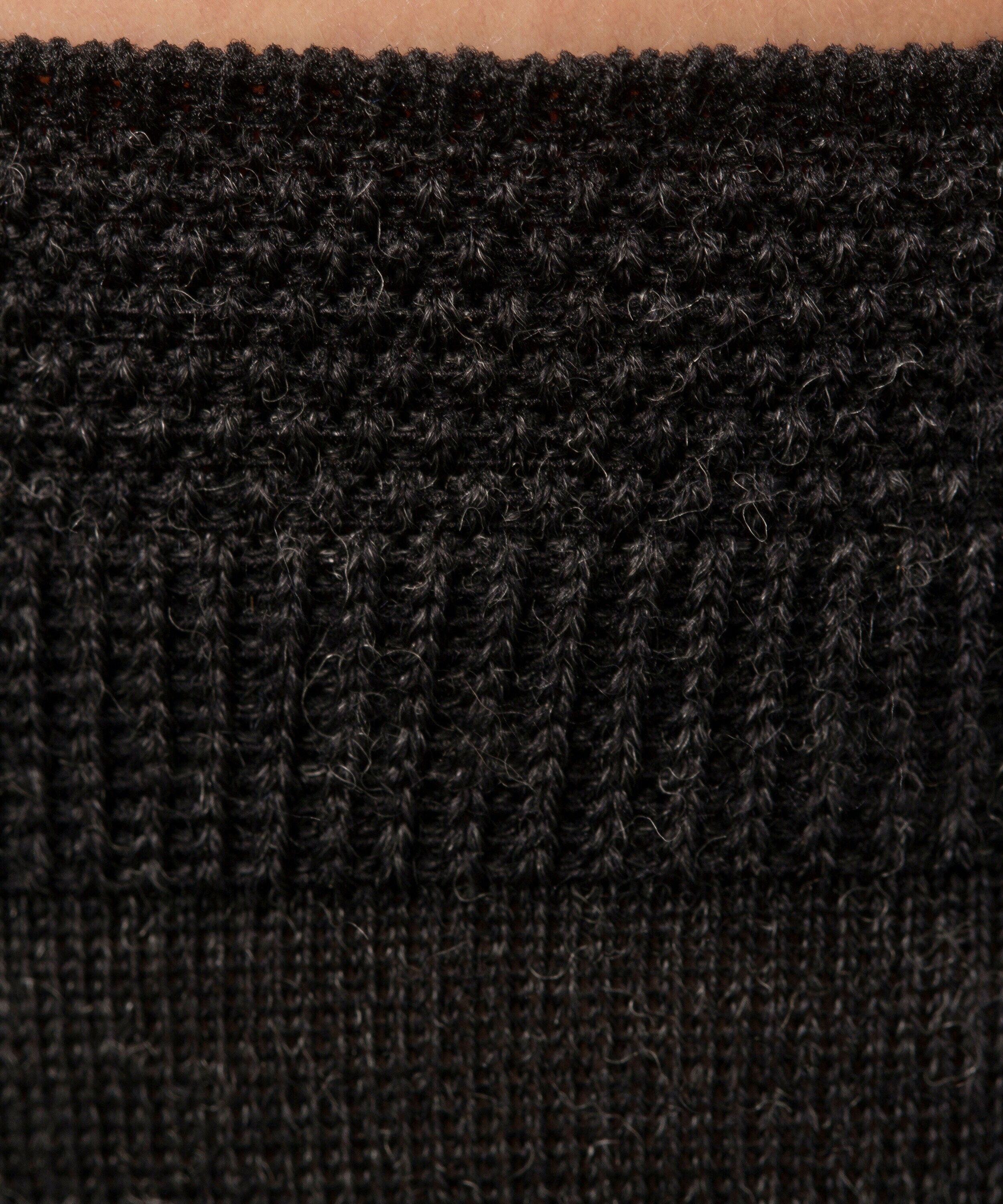 FALKE No. 3 Finest Merino & Silk damessokken, antraciet grijs (anthra.mel)