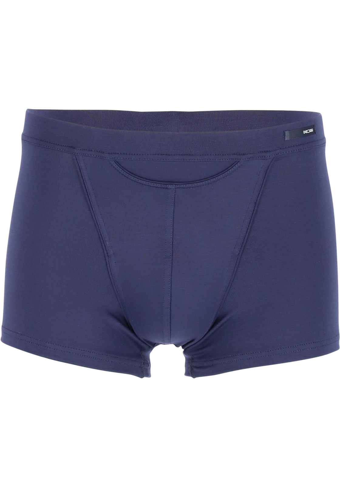 1-9009984229200-hom-HOM_BX_blauw_40246540000RA_4_fotos_HR HOM Tencel soft comfort boxer briefs HO1 (1-pack), heren boxer kort met horizontale gulp, donkerblauw