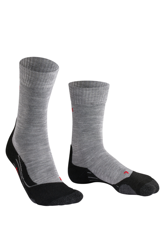 FALKE TK2 Explore heren trekking sokken, grijs (light grey) FALKE TK2 Explore heren trekking sokken, grijs (light grey)