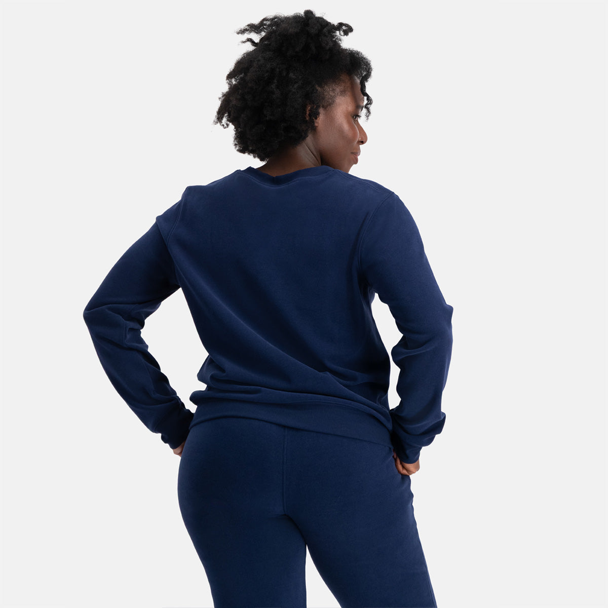 Bamboo Basics Hailey sweater, dames sweatshirt, donkerblauw