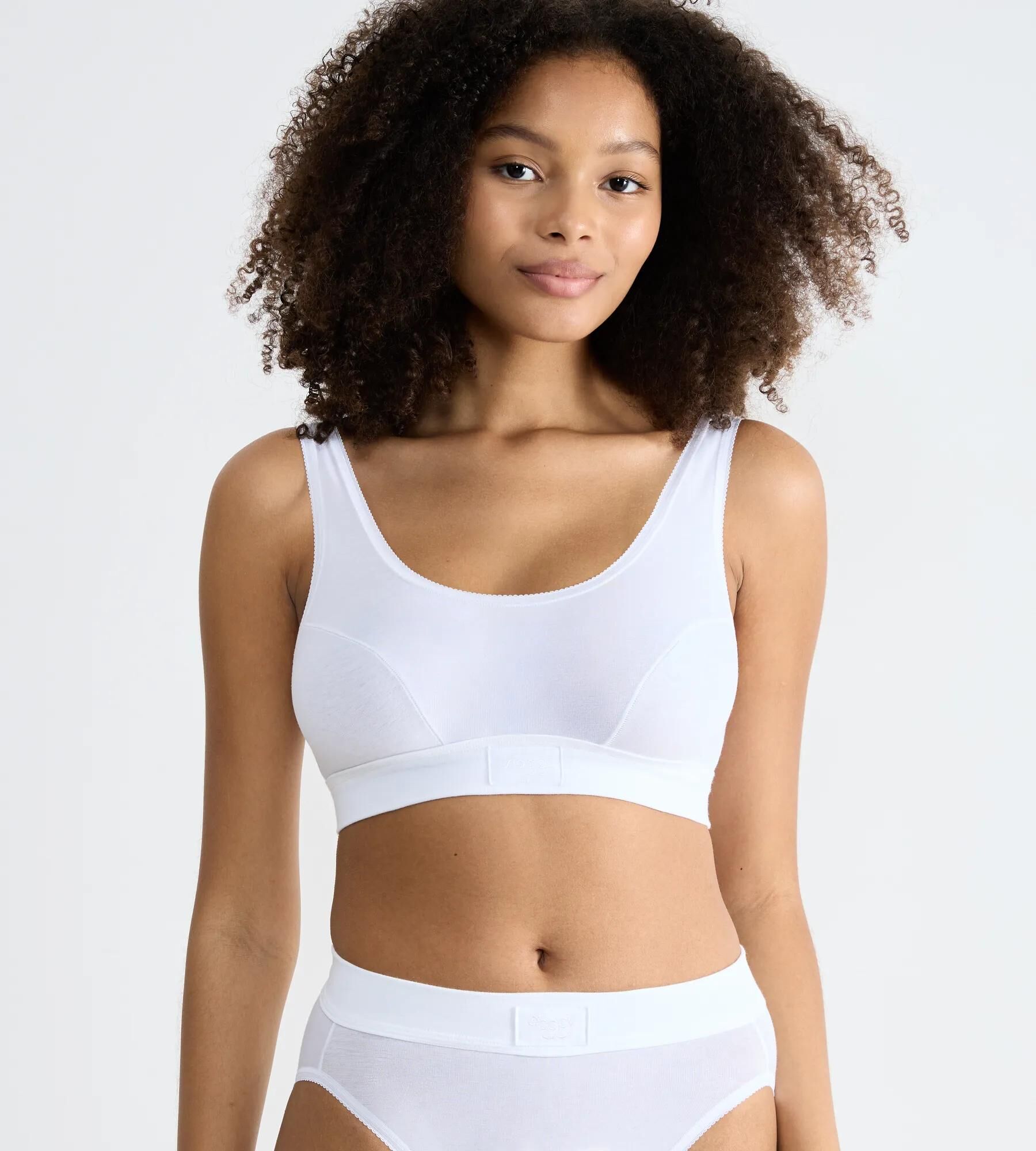Sloggi Women Double Comfort T Top, bralette, wit