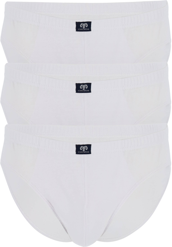 Ceceba heren slips (3-pack), wit Ceceba heren slips (3-pack), wit