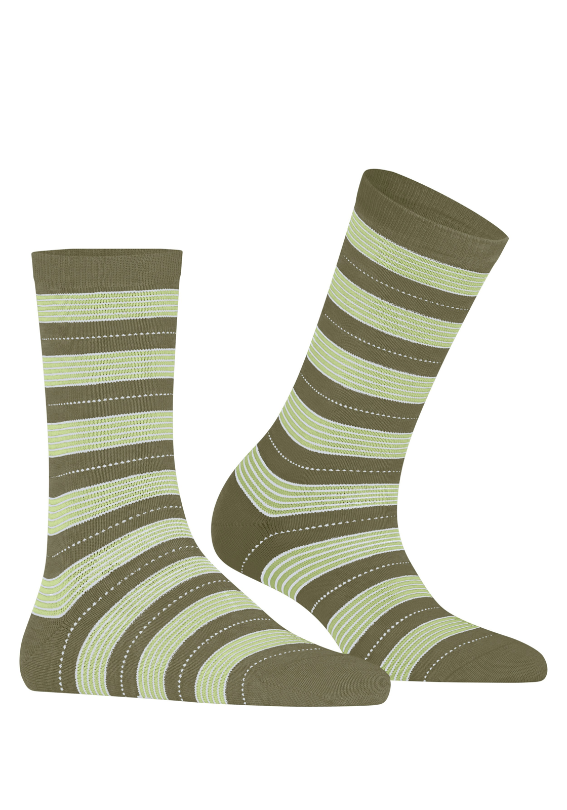 FALKE Stripe Uniform damessokken, olijfgroen (crocodile) FALKE Stripe Uniform damessokken, olijfgroen (crocodile)