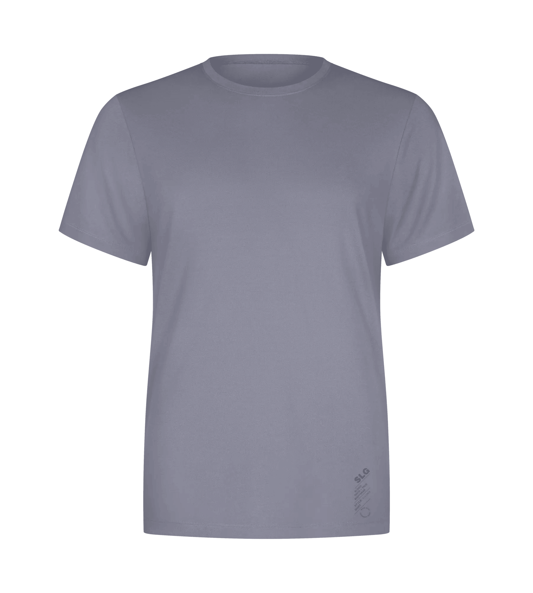 Sloggi Men SLG Base Soft T-Shirts, heren T-shirts met een ronde hals (1-pack), grijsblauw