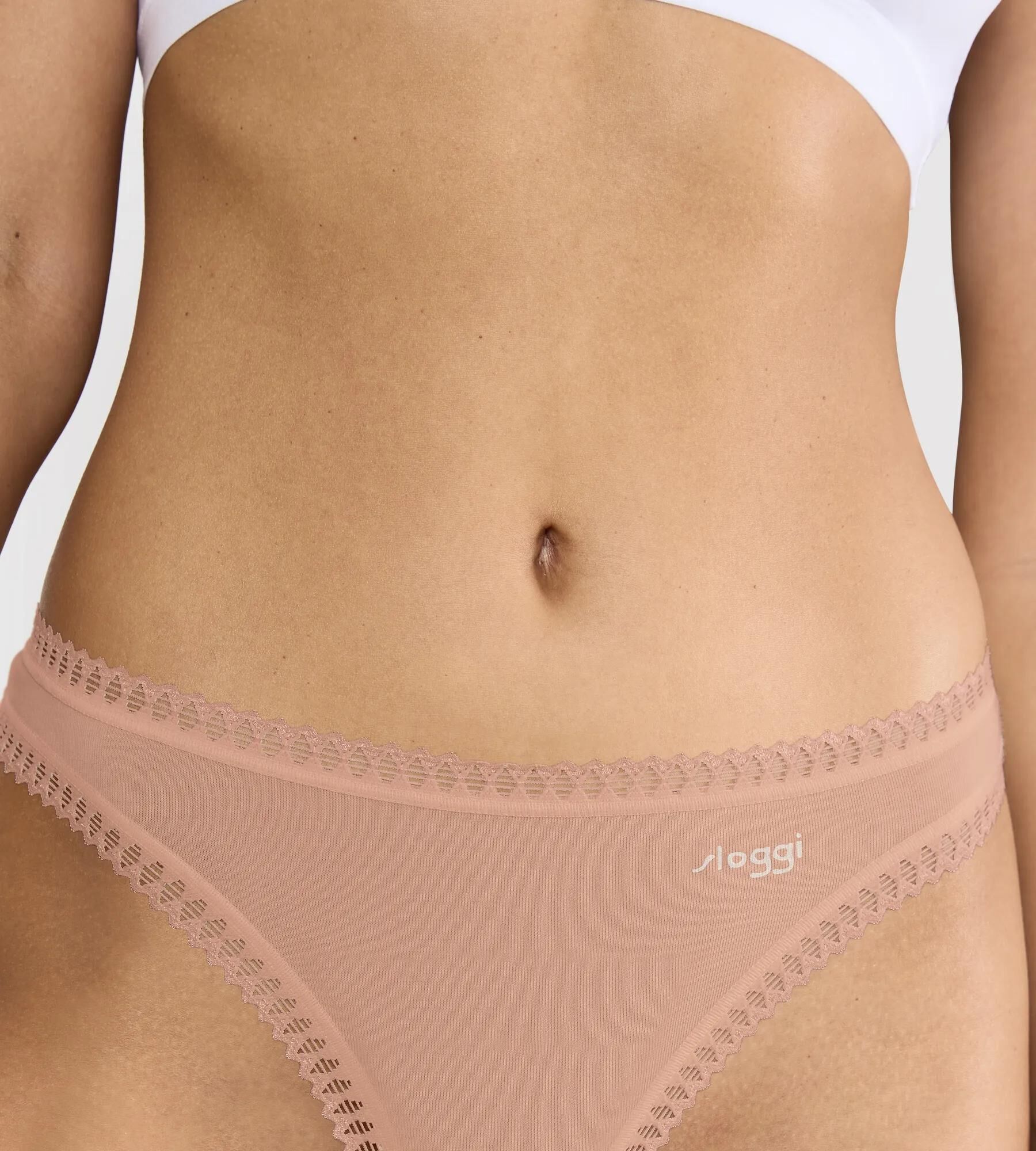 Sloggi Women GO Crush String (3-pack), dames string, beige