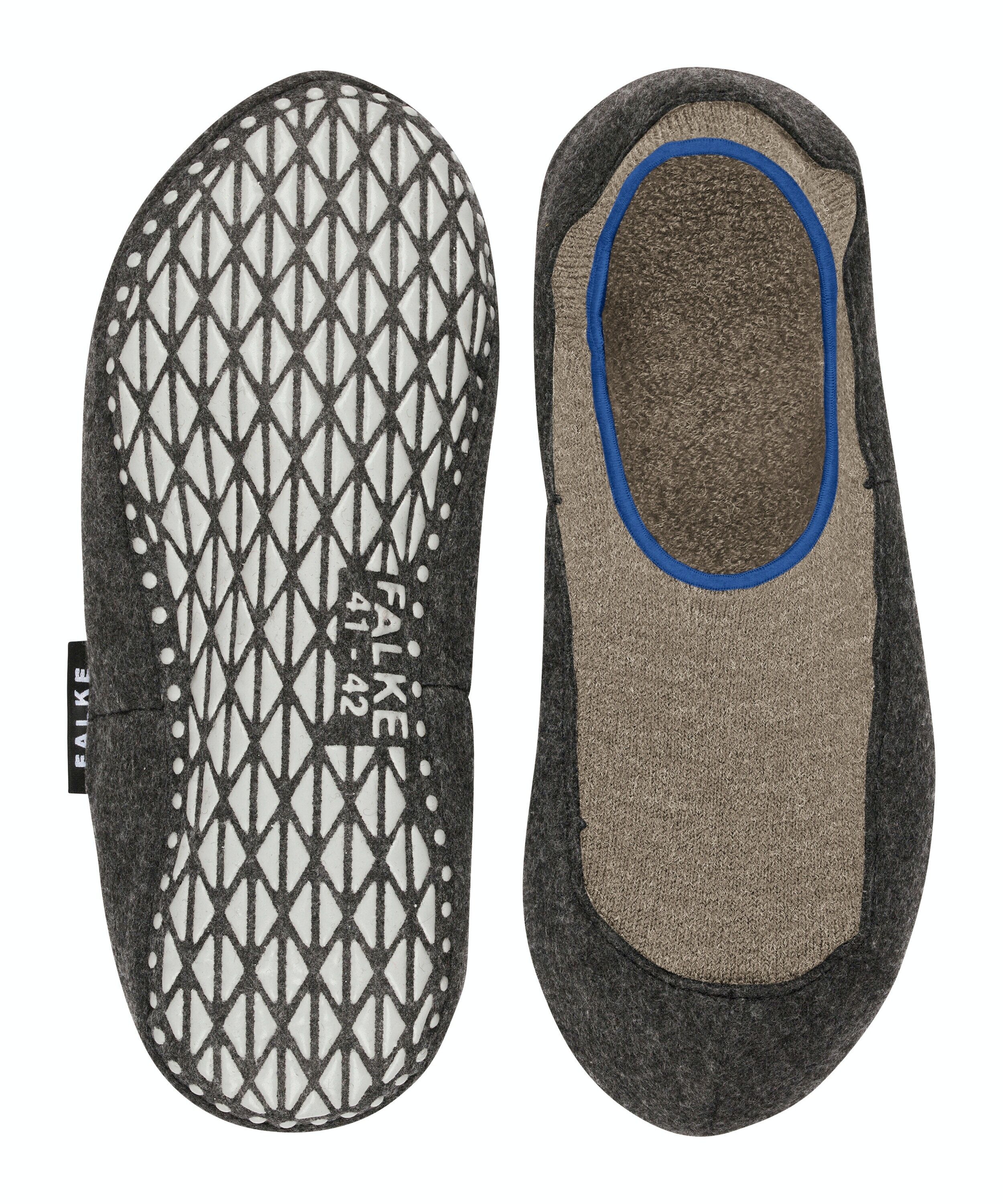 FALKE Cosyshoe heren pantoffels laag model, bruin (oak mel.)