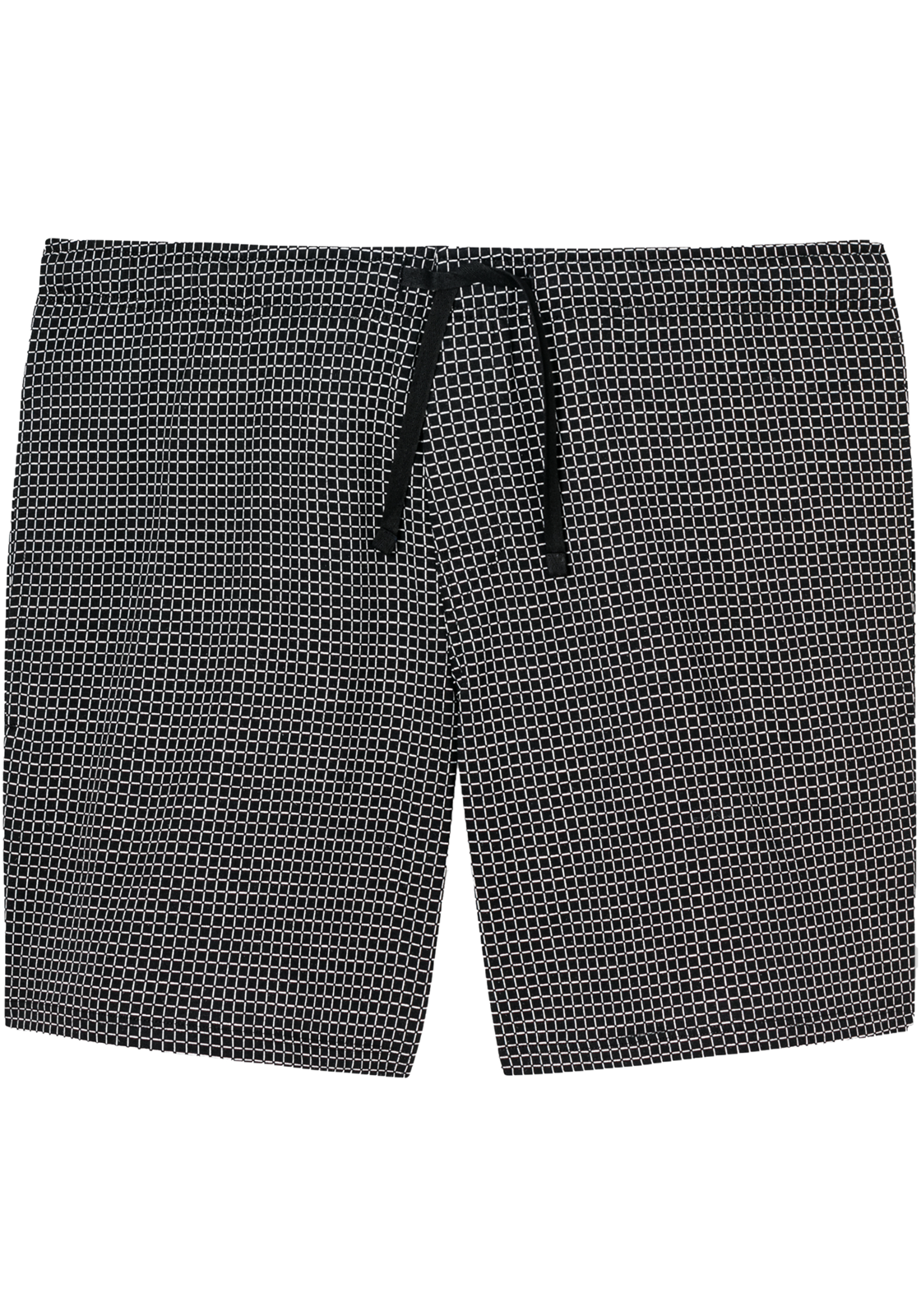 1-4007065359520-schiesser-mixrelax-loungebroek_HR SCHIESSER Mix+Relax lounge broek, korte pijpen, dun, zwart geruit