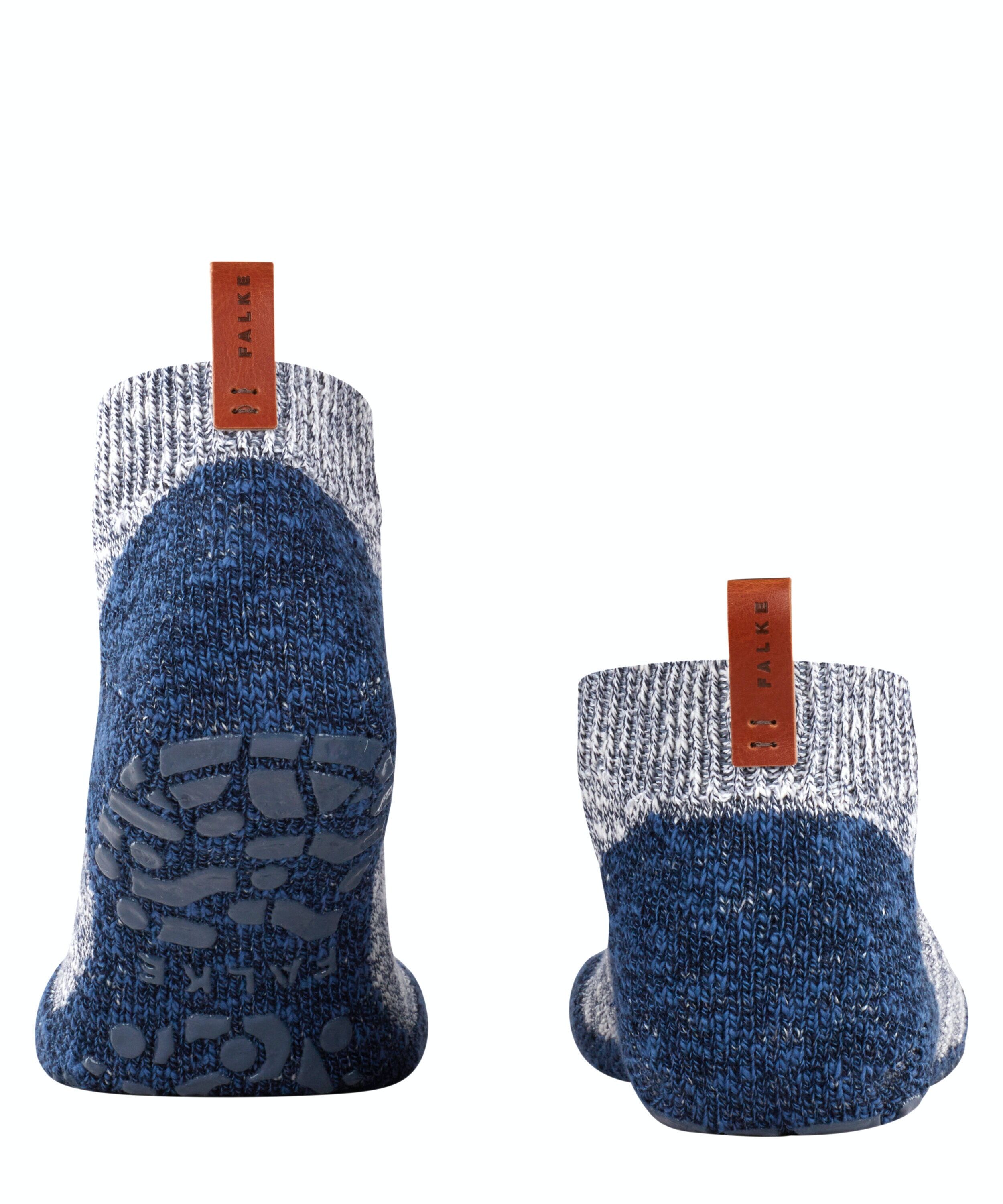 FALKE Lodge Homepads heren huissokken (laag model), blauw (storm)