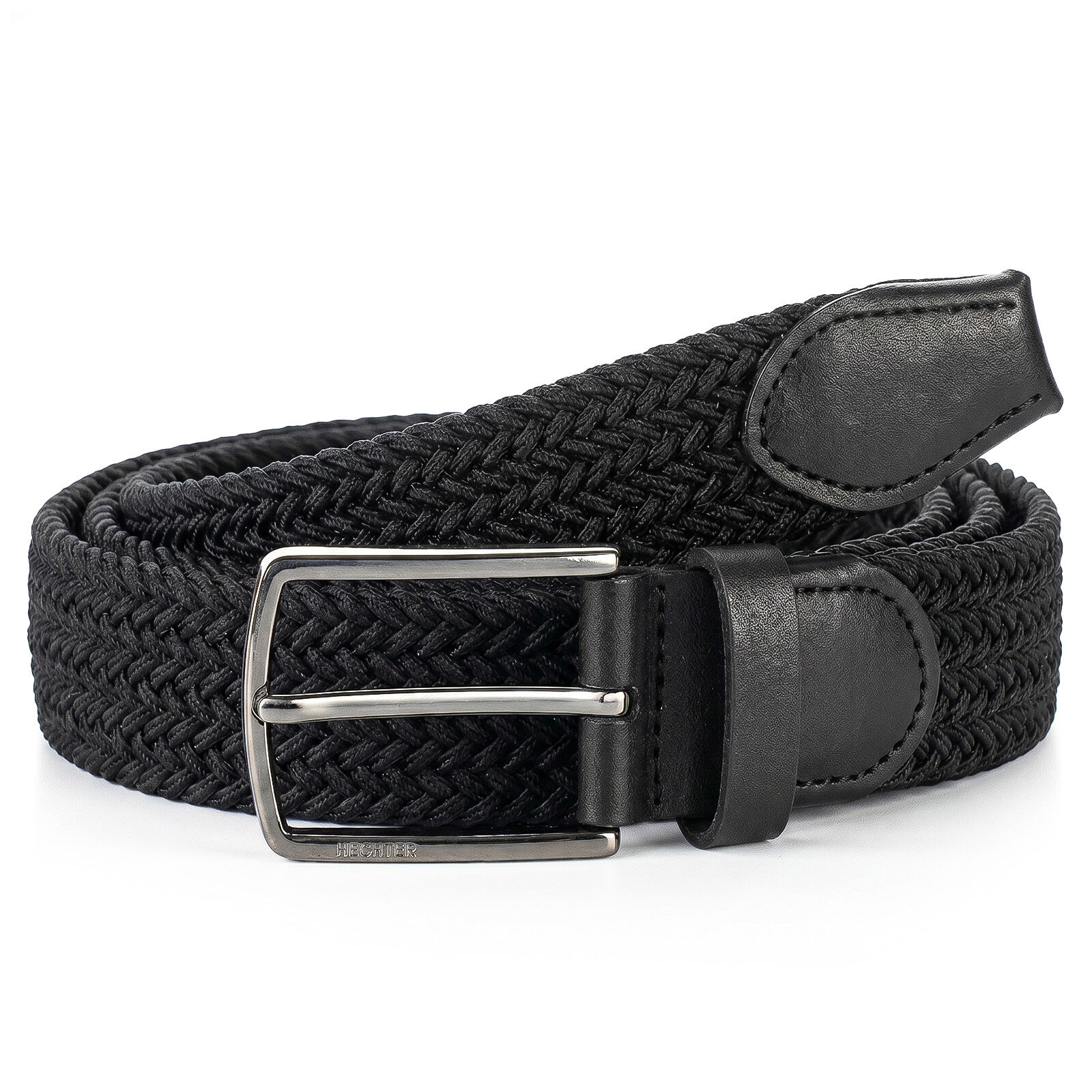 HECHTER elastische heren riem, zwart