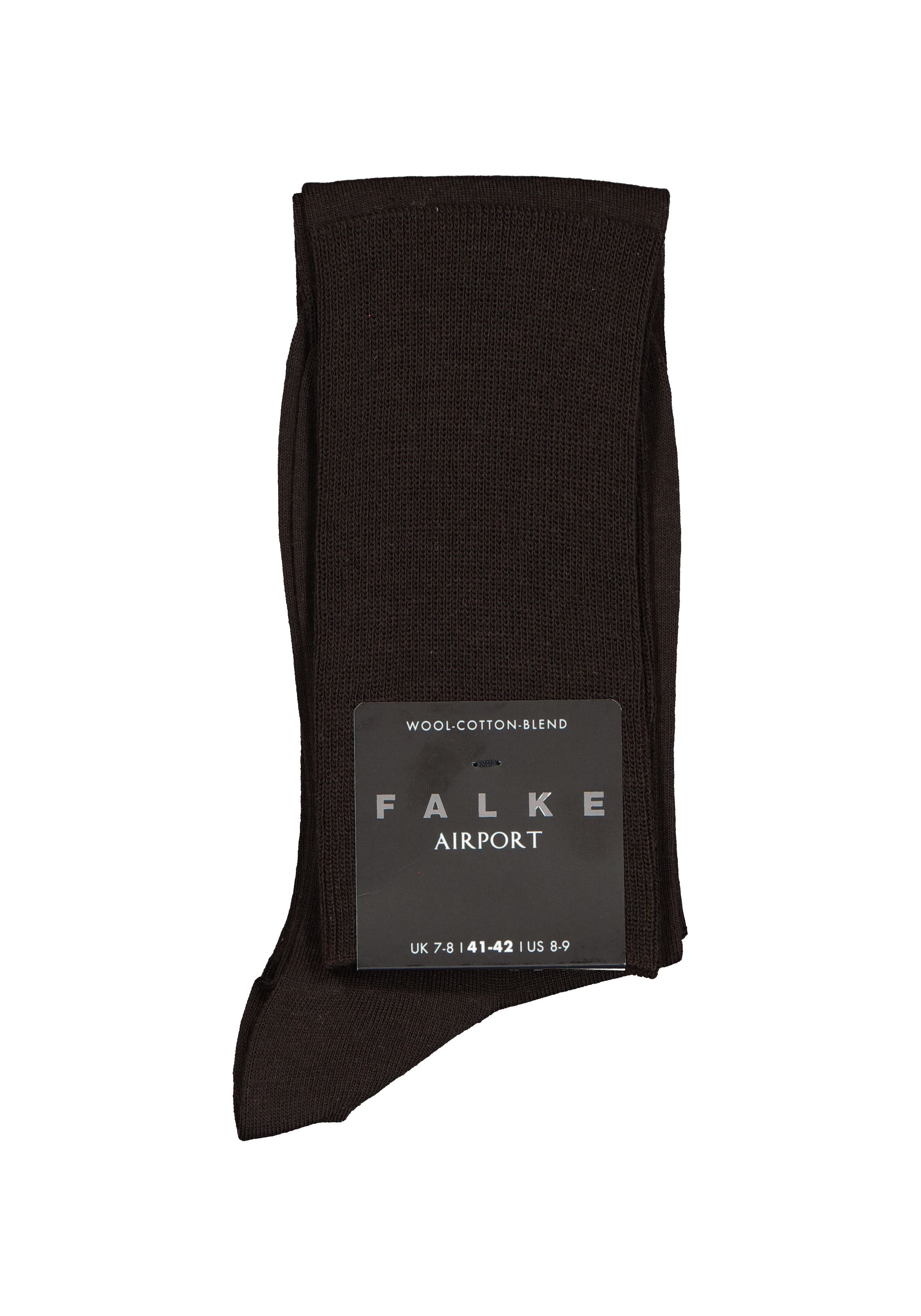 FALKE Airport heren kniekousen, bruin (brown)