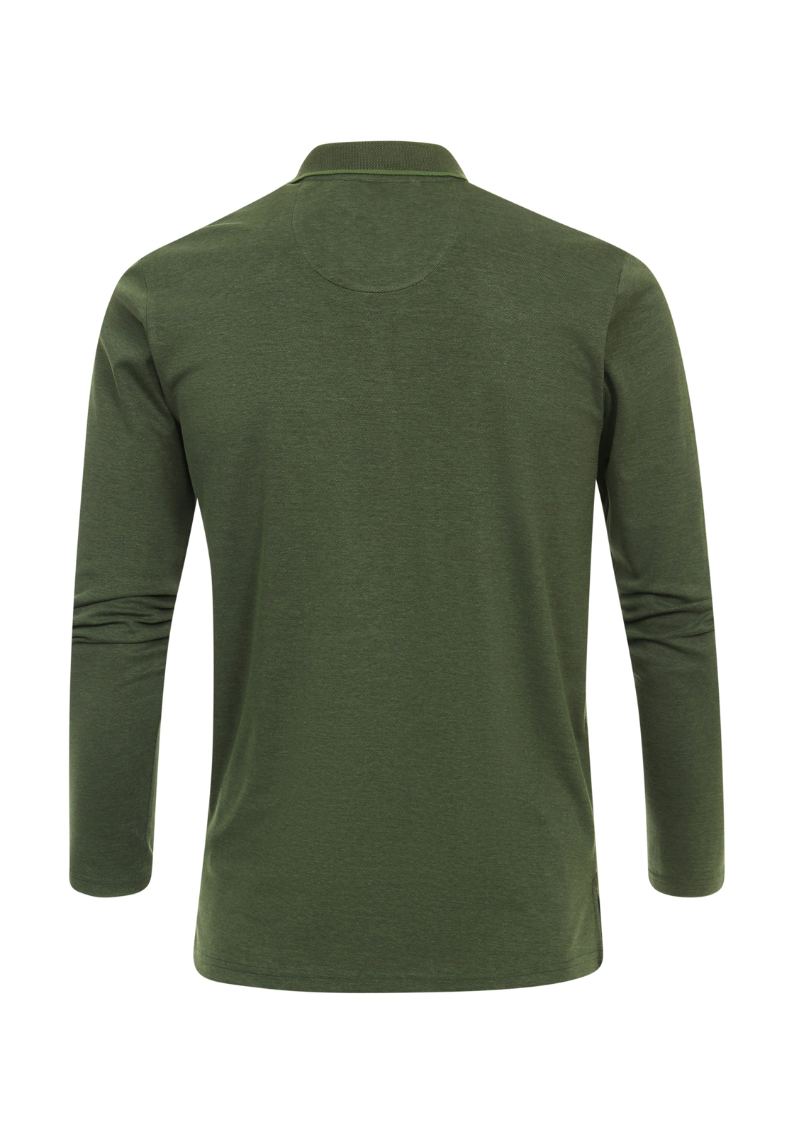 Redmond regular fit polo lange mouw, jersey, groen - 912111-629 Redmond regular fit polo lange mouw, jersey, groen - 912111-629